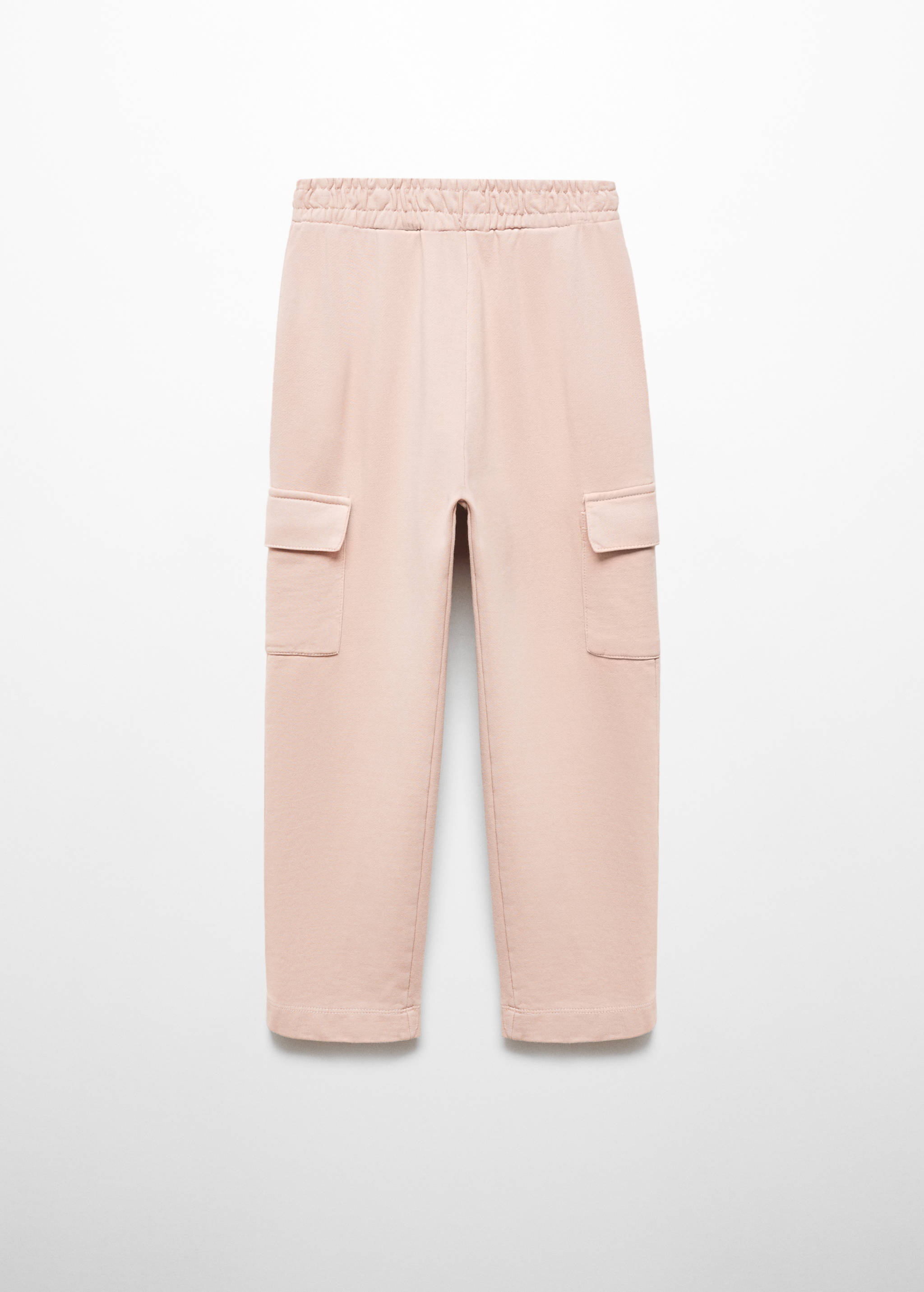 Elastic waist cargo trousers - Reverse of the article