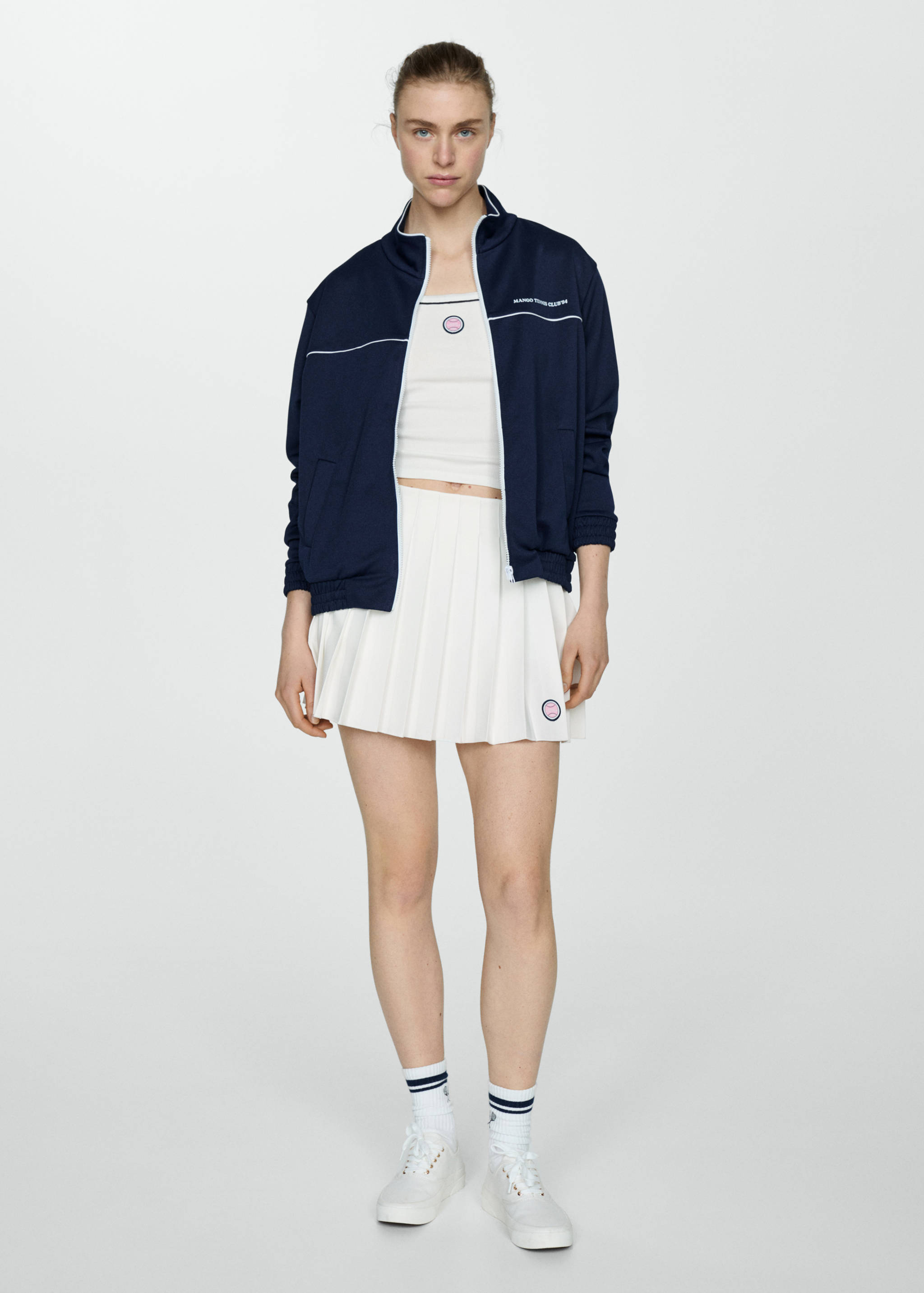 Ribbed strap top - General plane