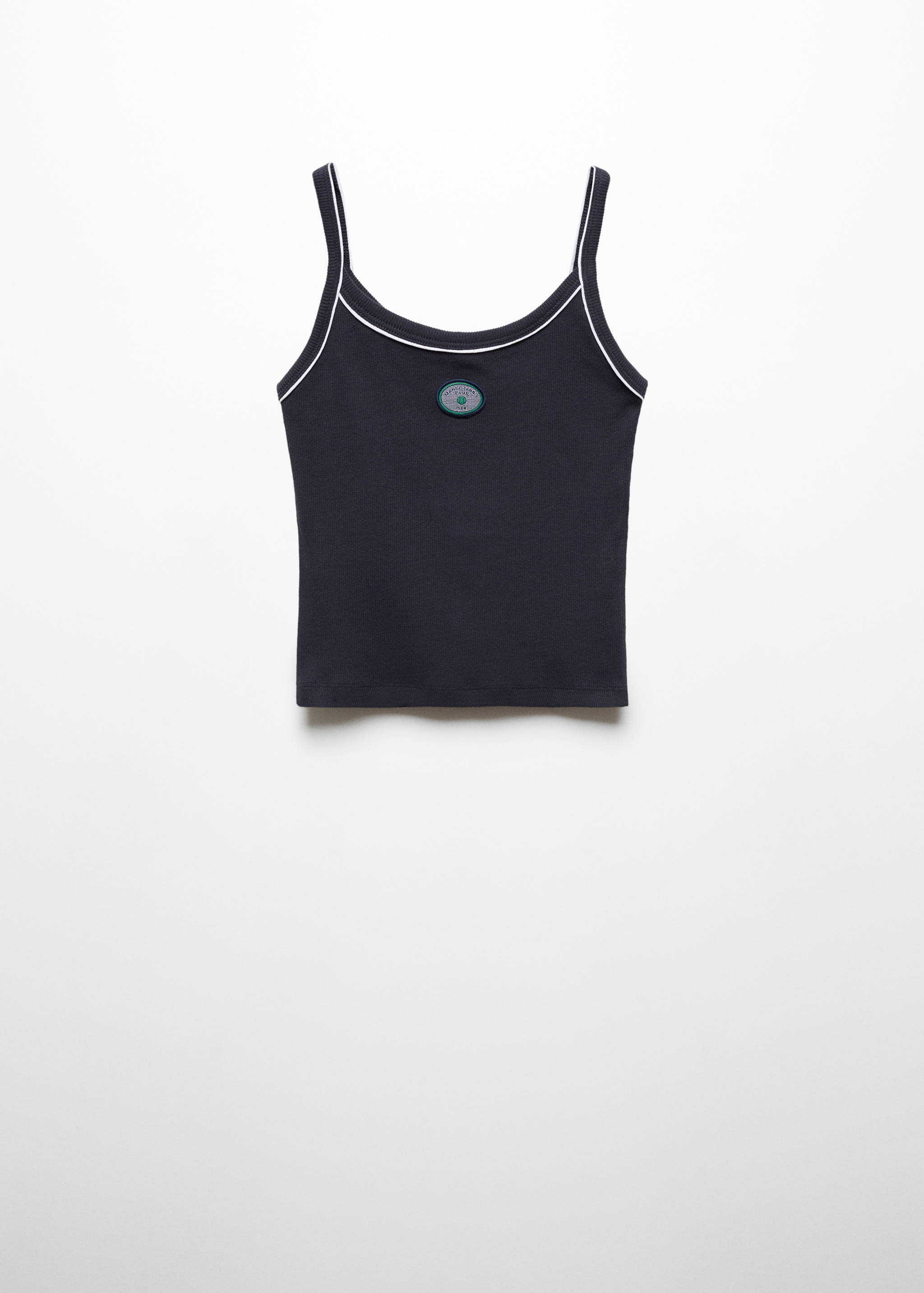 Ribbed strap top - Article without model