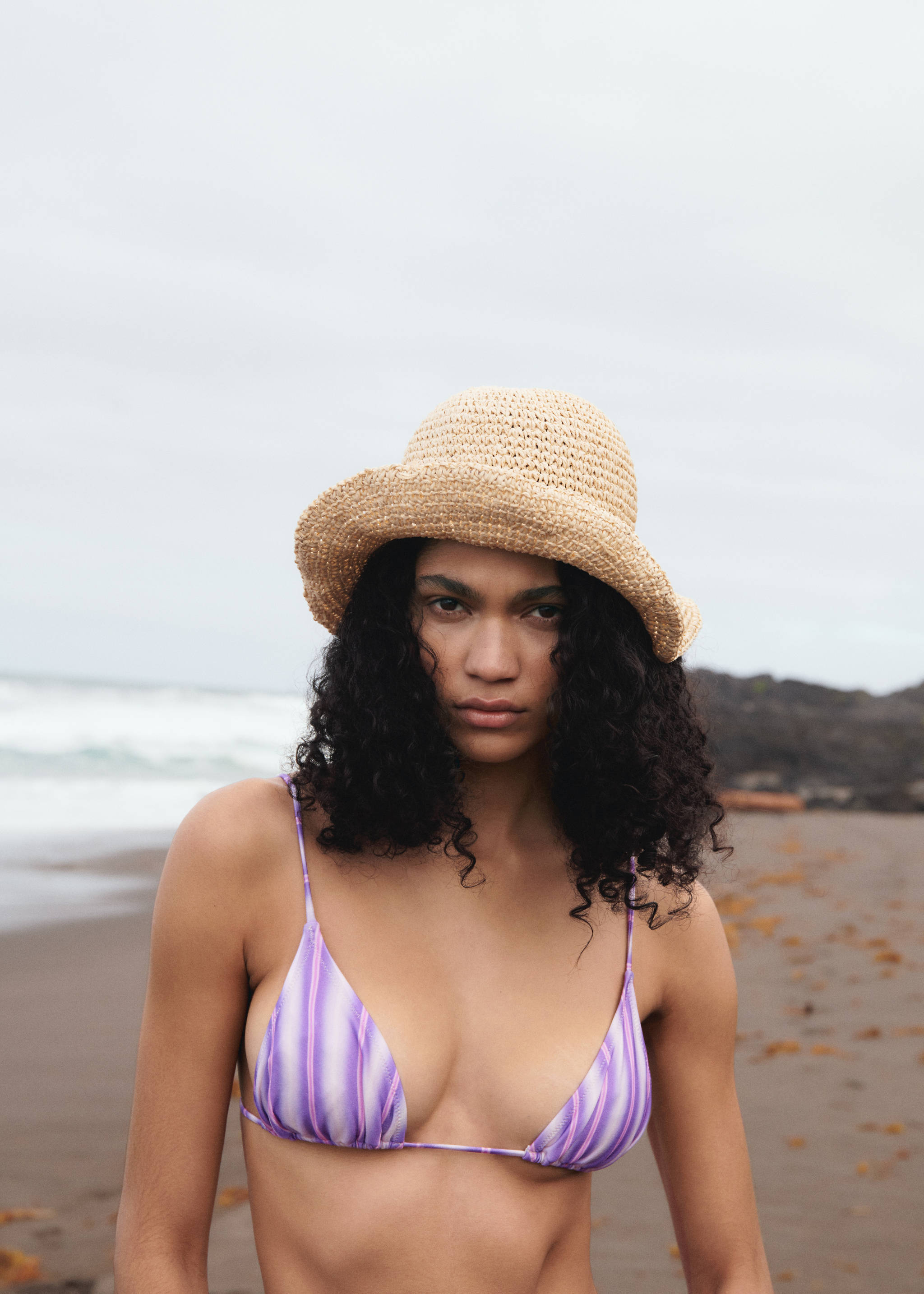 Natural fibre hat - General plane