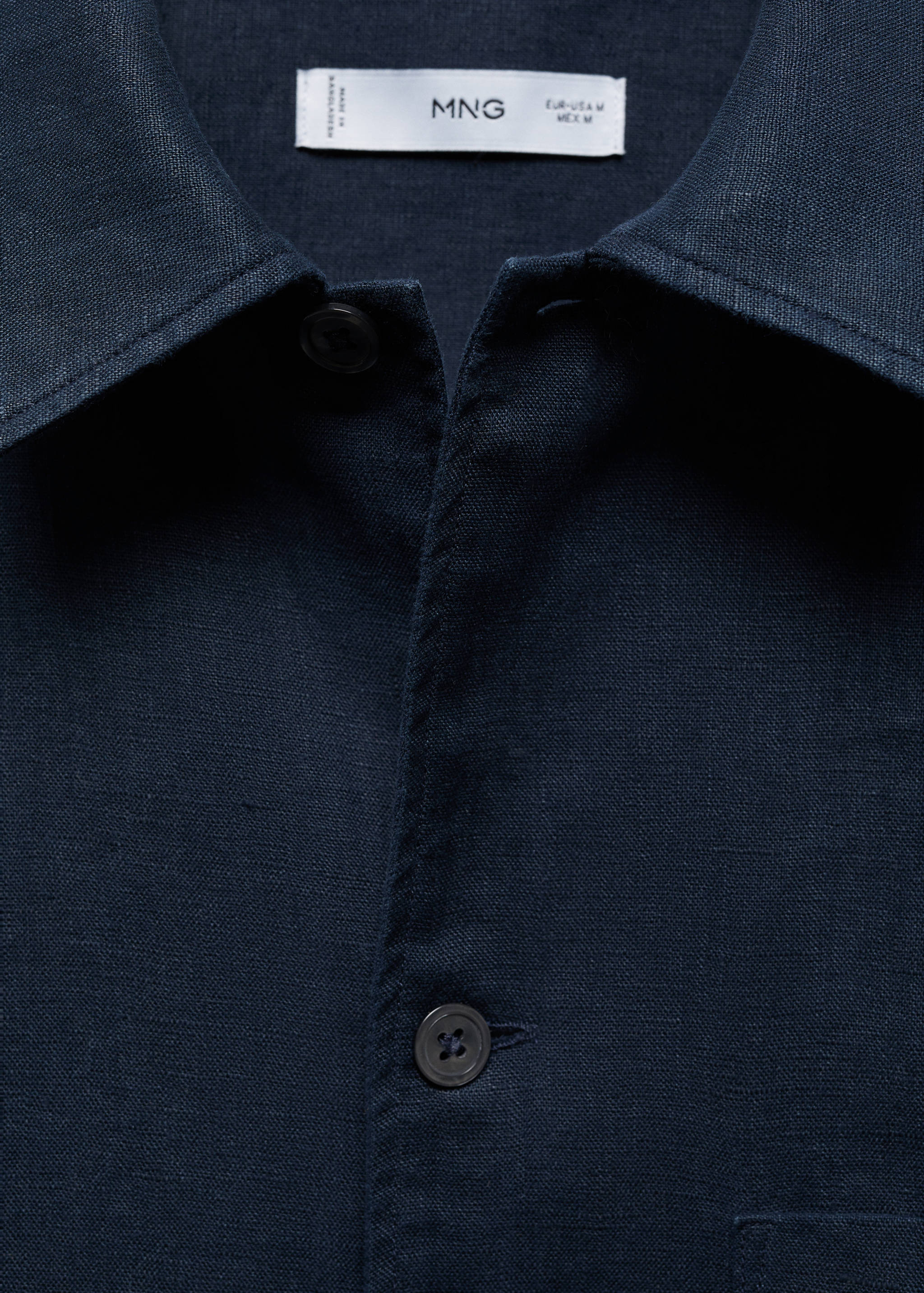 Chemise regular-fit 100 % lin poche - Détail de l'article 8