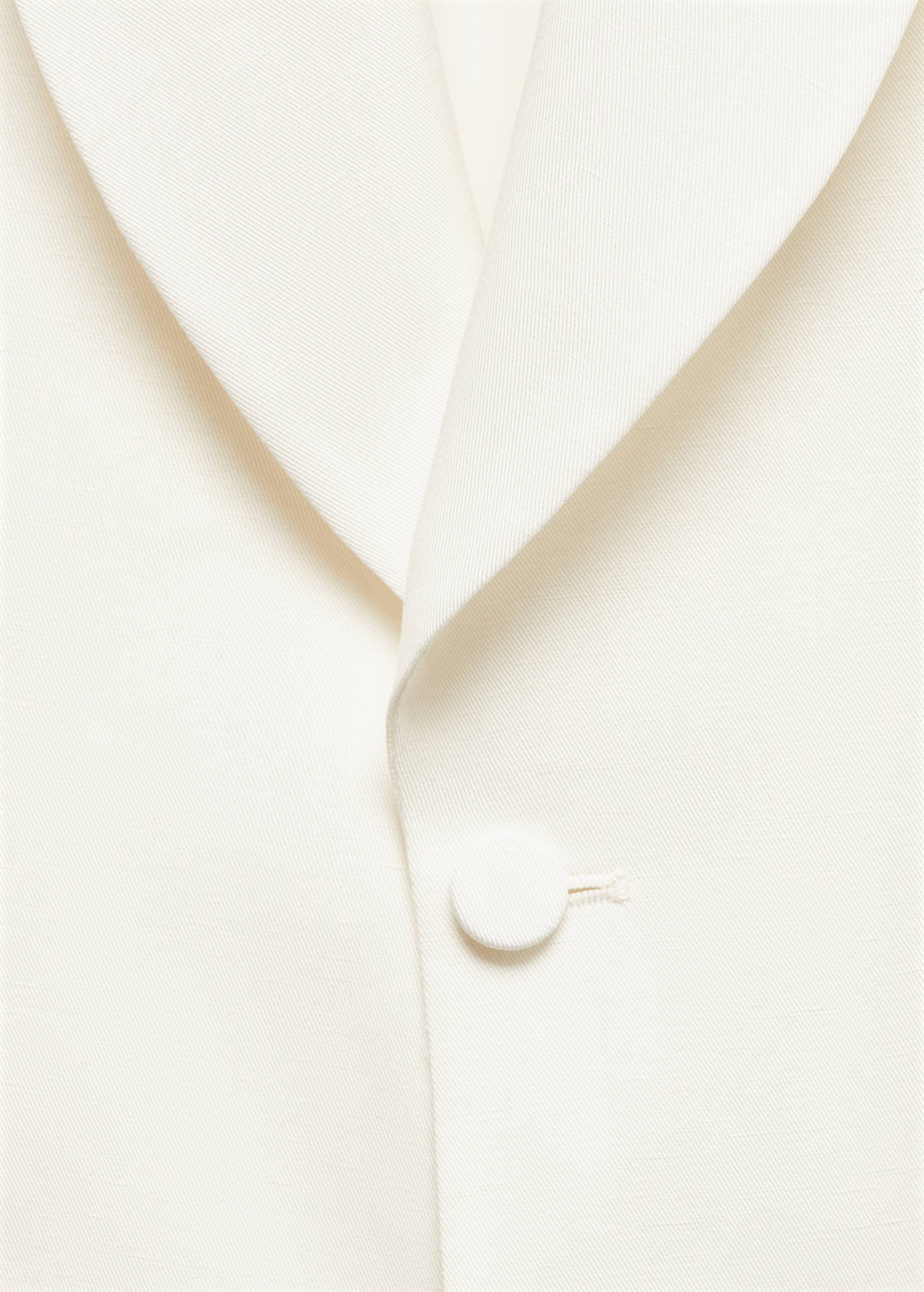 Slim-fit Tencel linen tuxedo jacket - Details of the article 8