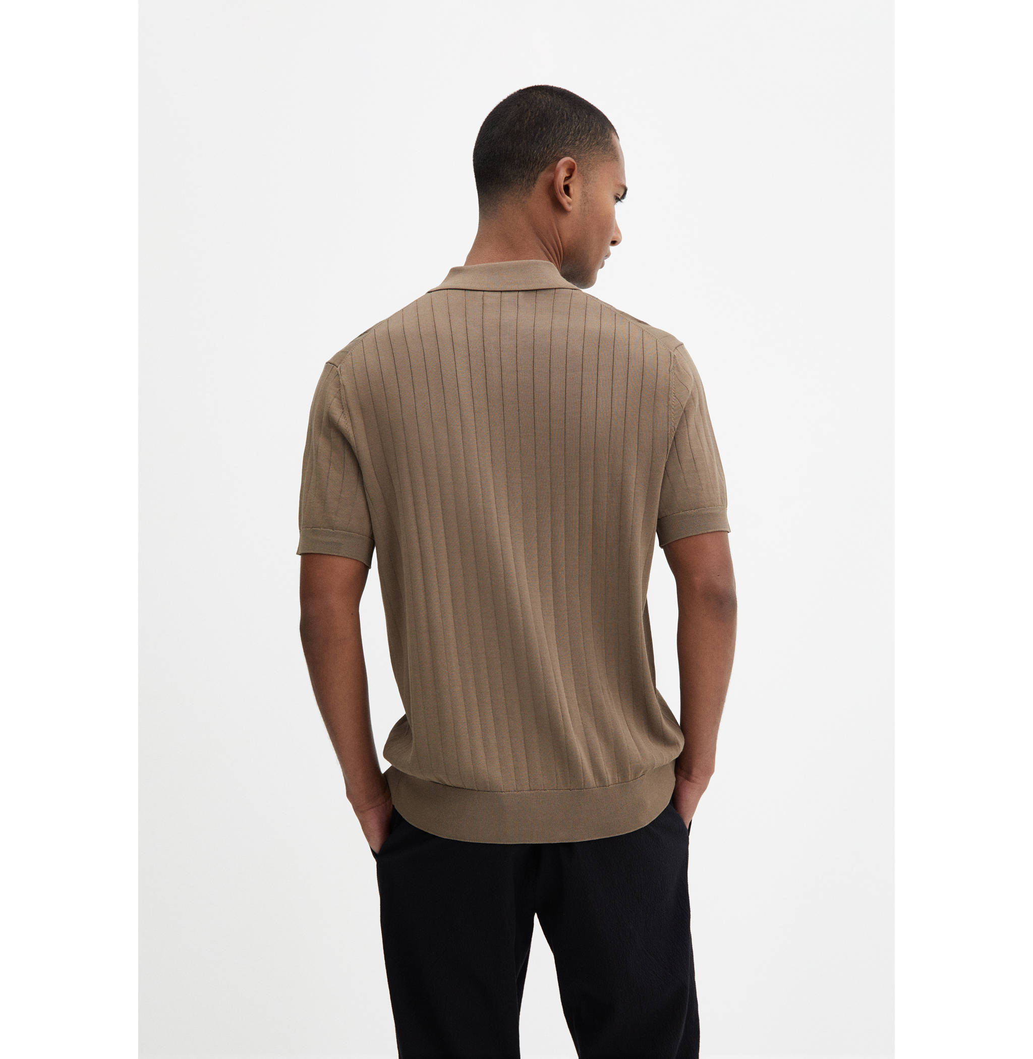 Polo maille boutons - Verso de l’article