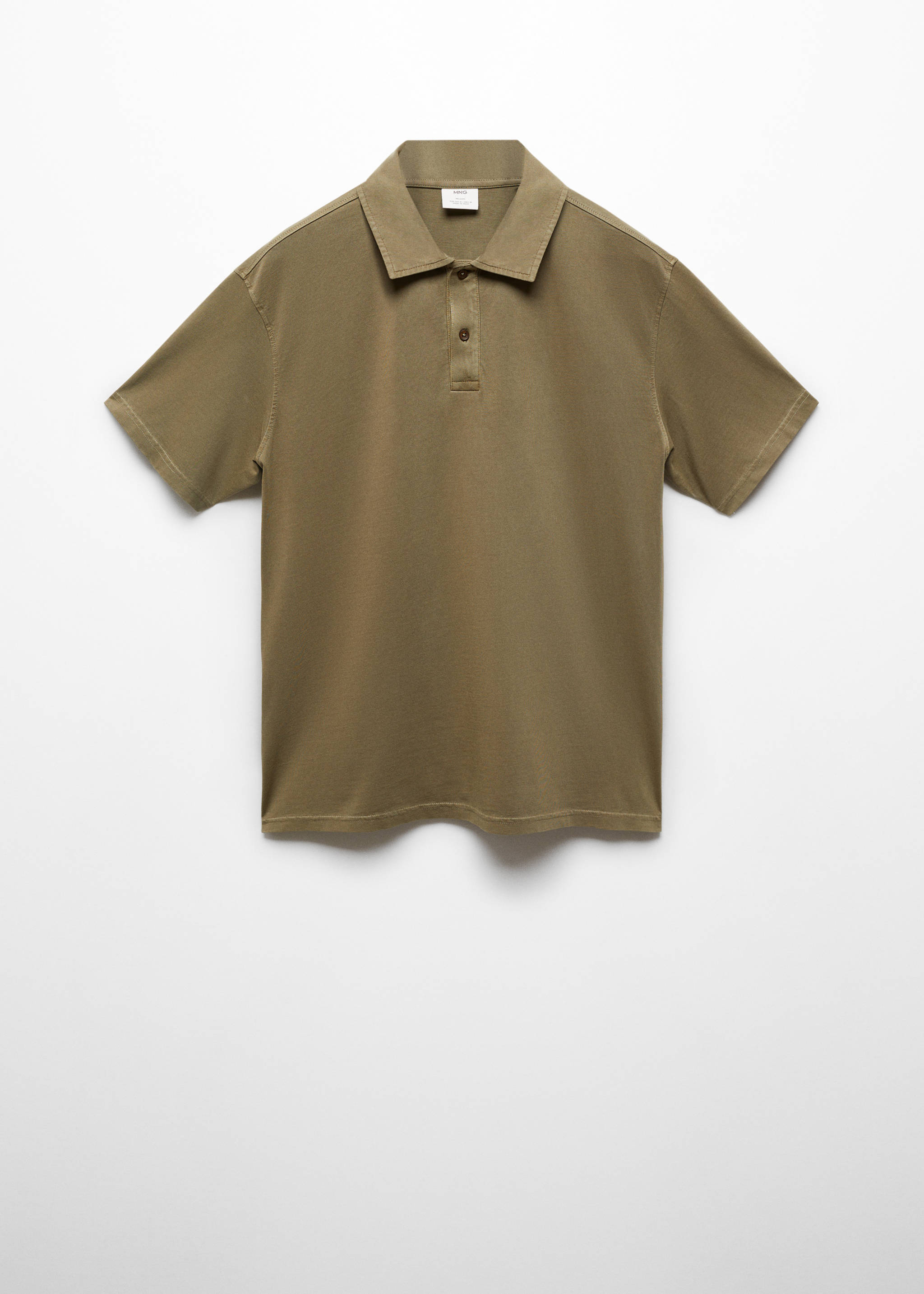 100% cotton relaxed-fit polo shirt - Article without model