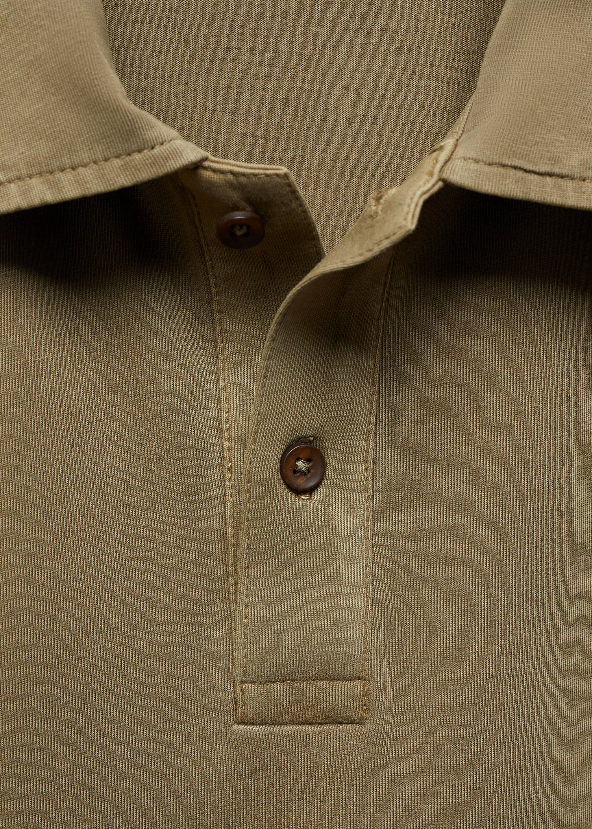100% cotton relaxed-fit polo shirt - Details of the article 8
