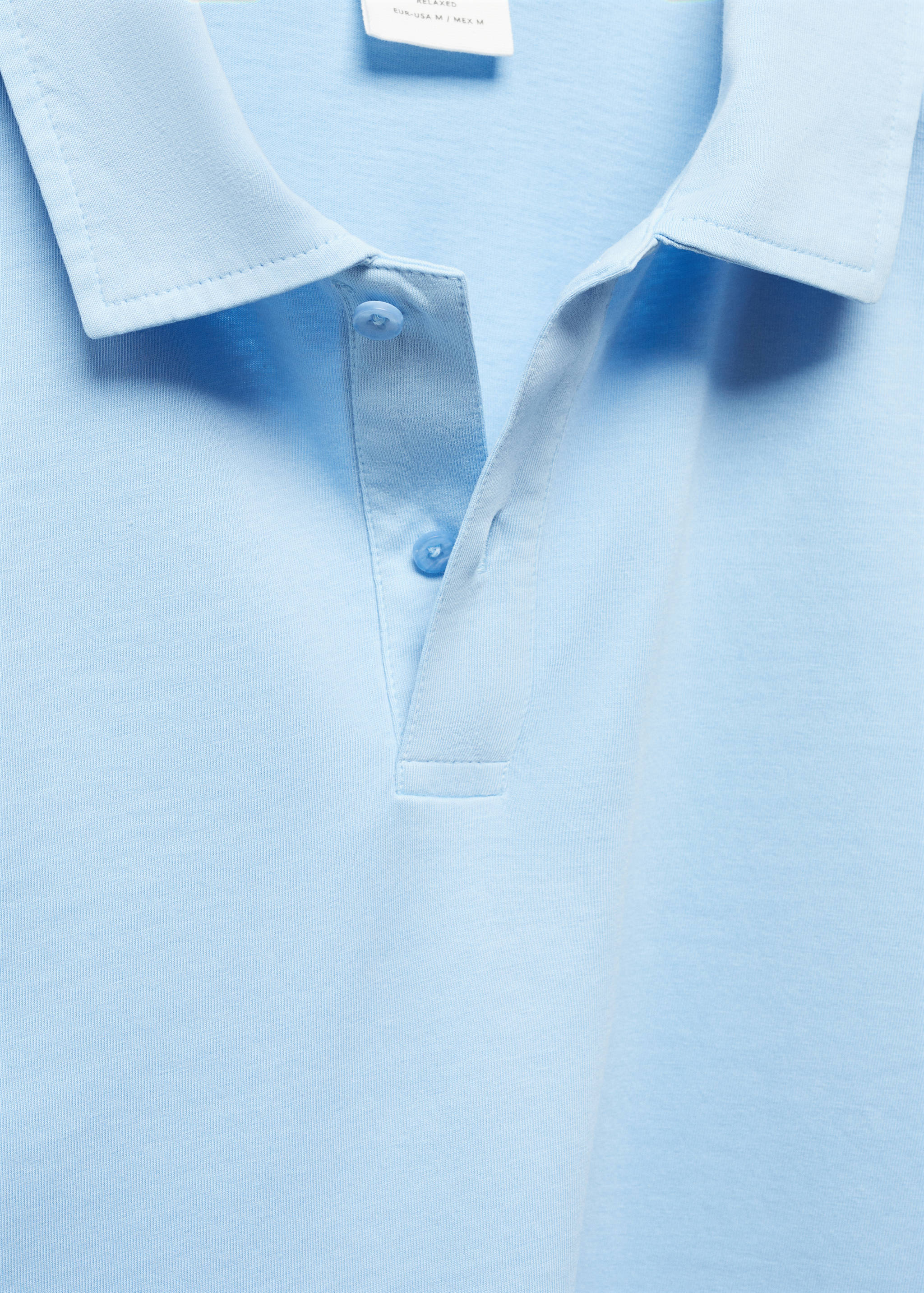 100% cotton relaxed-fit polo shirt - Details of the article 8