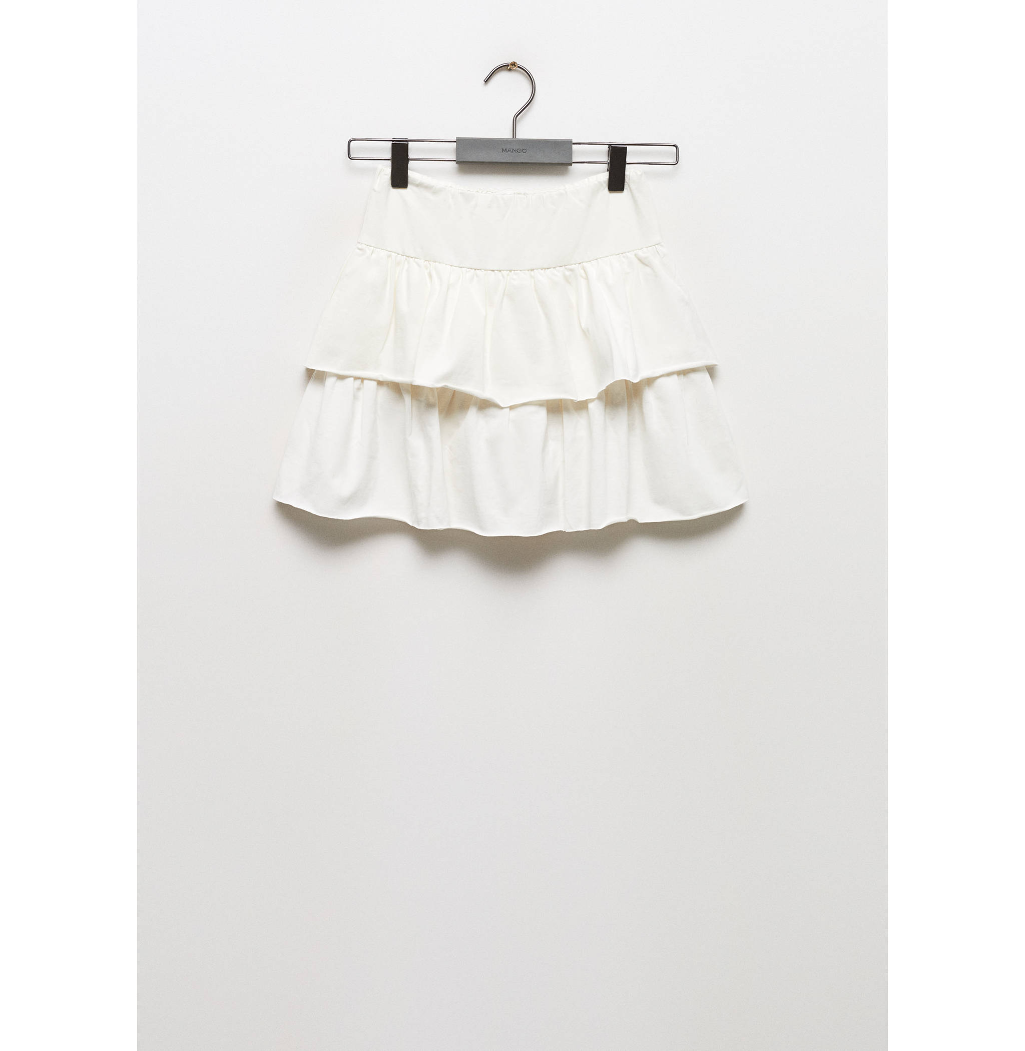 Ruffled cotton skirt - Article without model