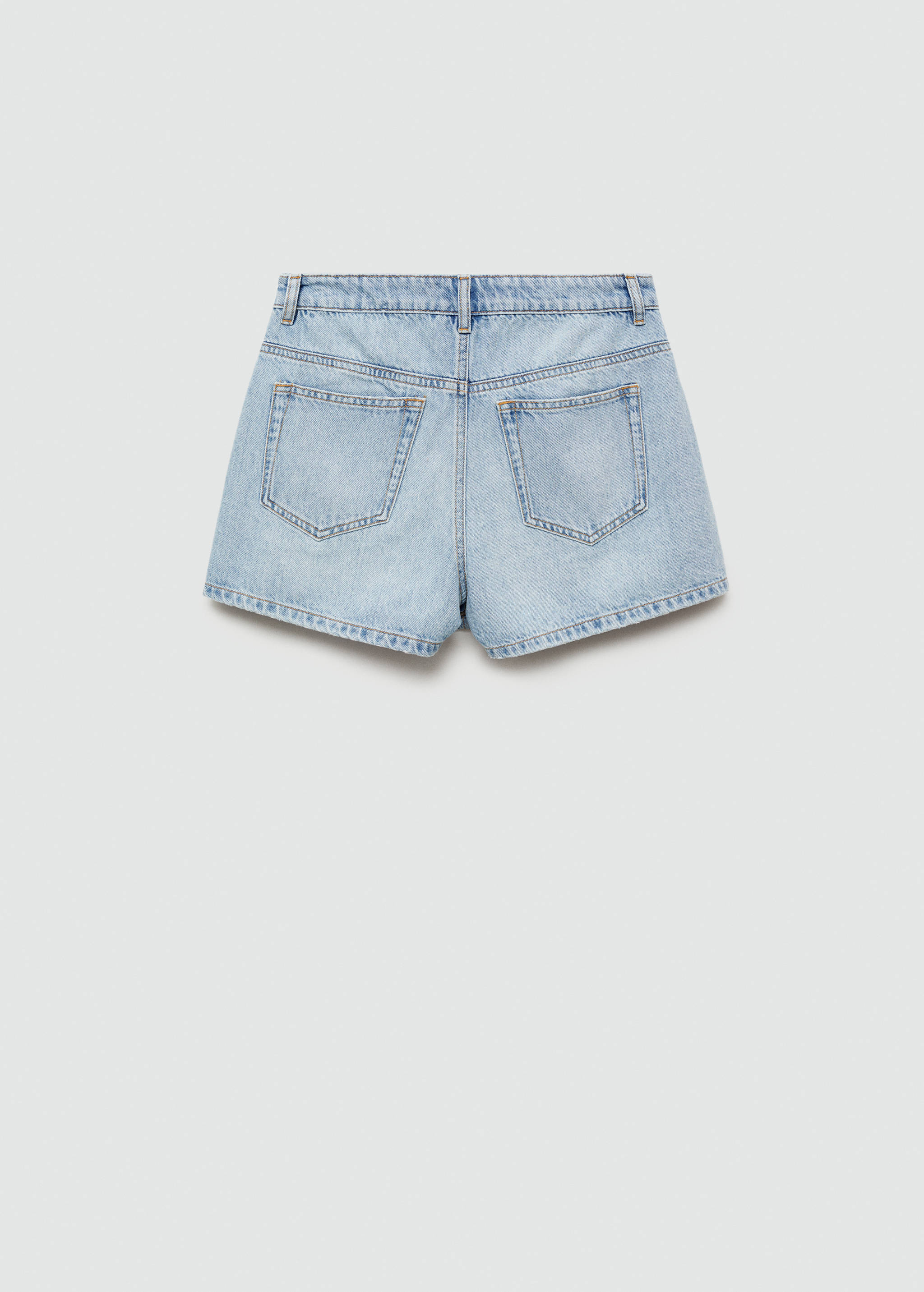 Denim skort - Reverse of the article