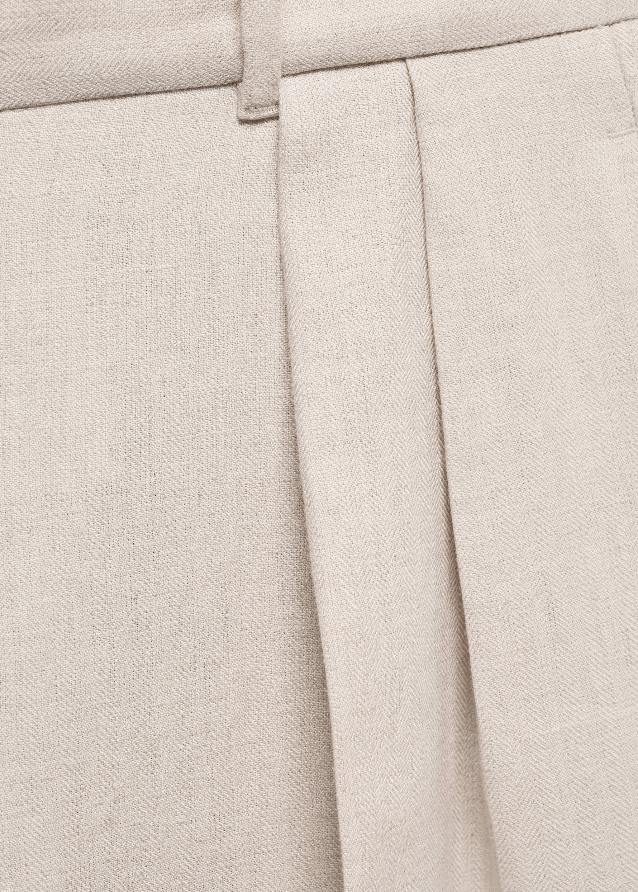 100% linen pants with pleats - Details of the article 8
