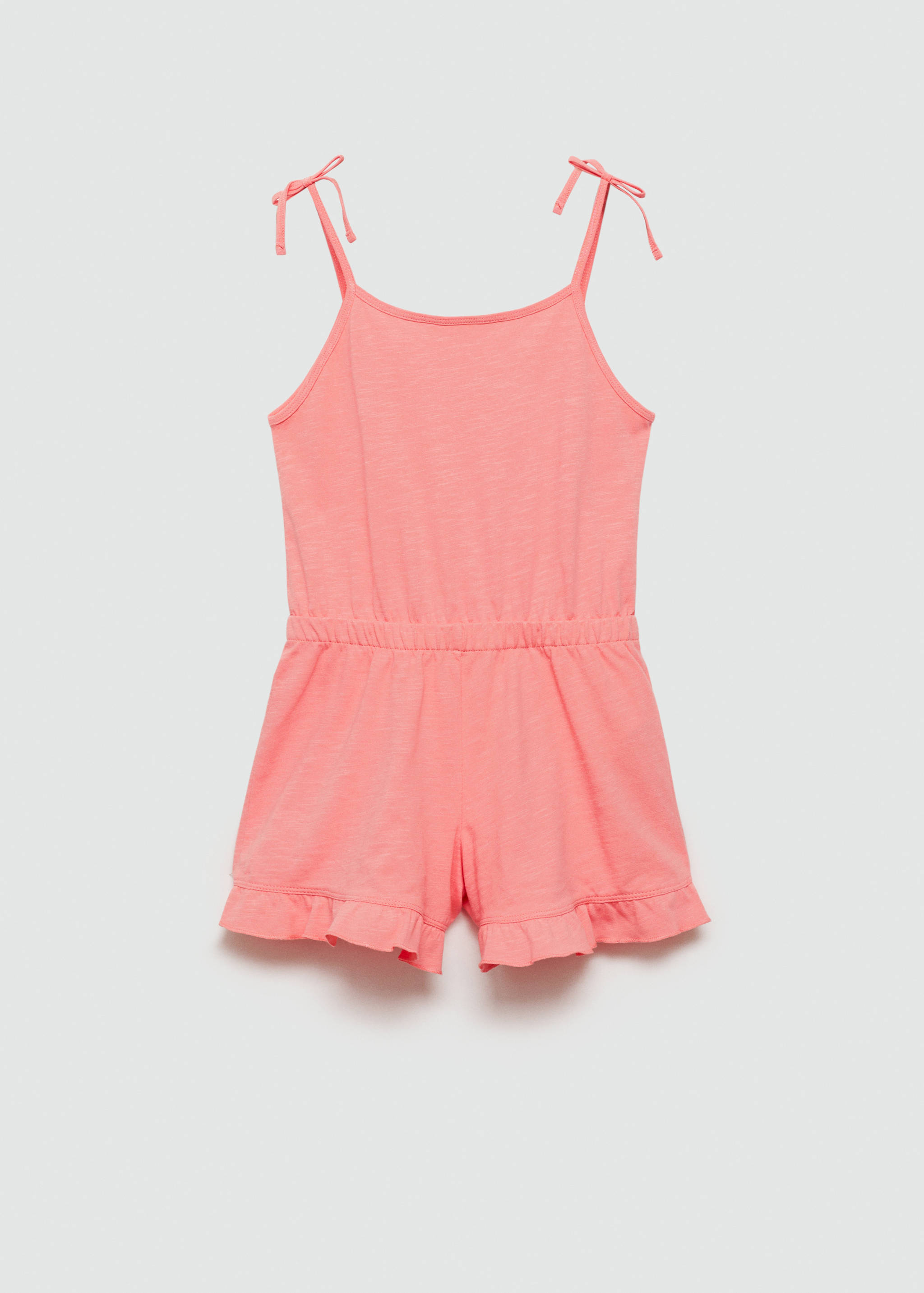 Cotton short jumpsuit - Reverse of the article