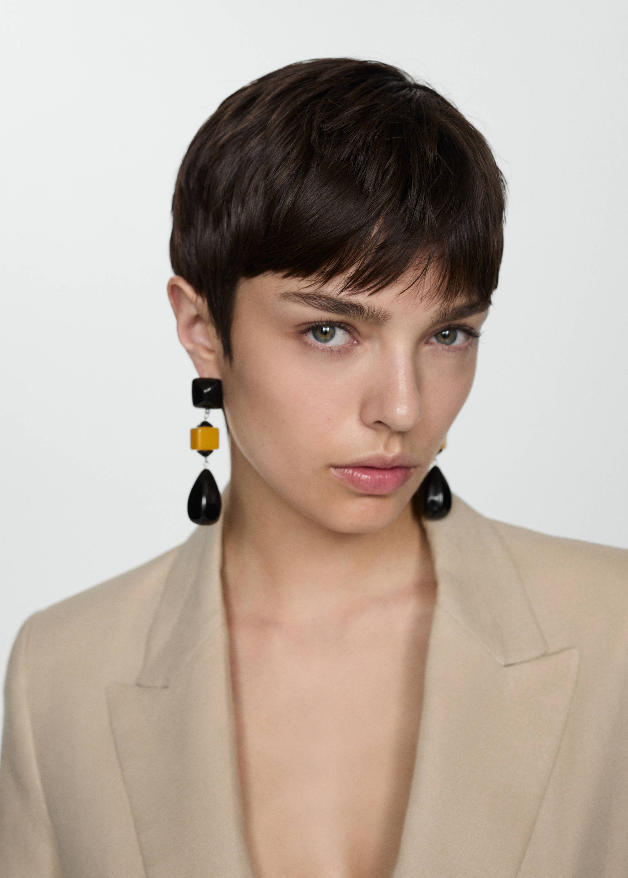 Blazer lin poignets boutonnés - Détail de l'article 1