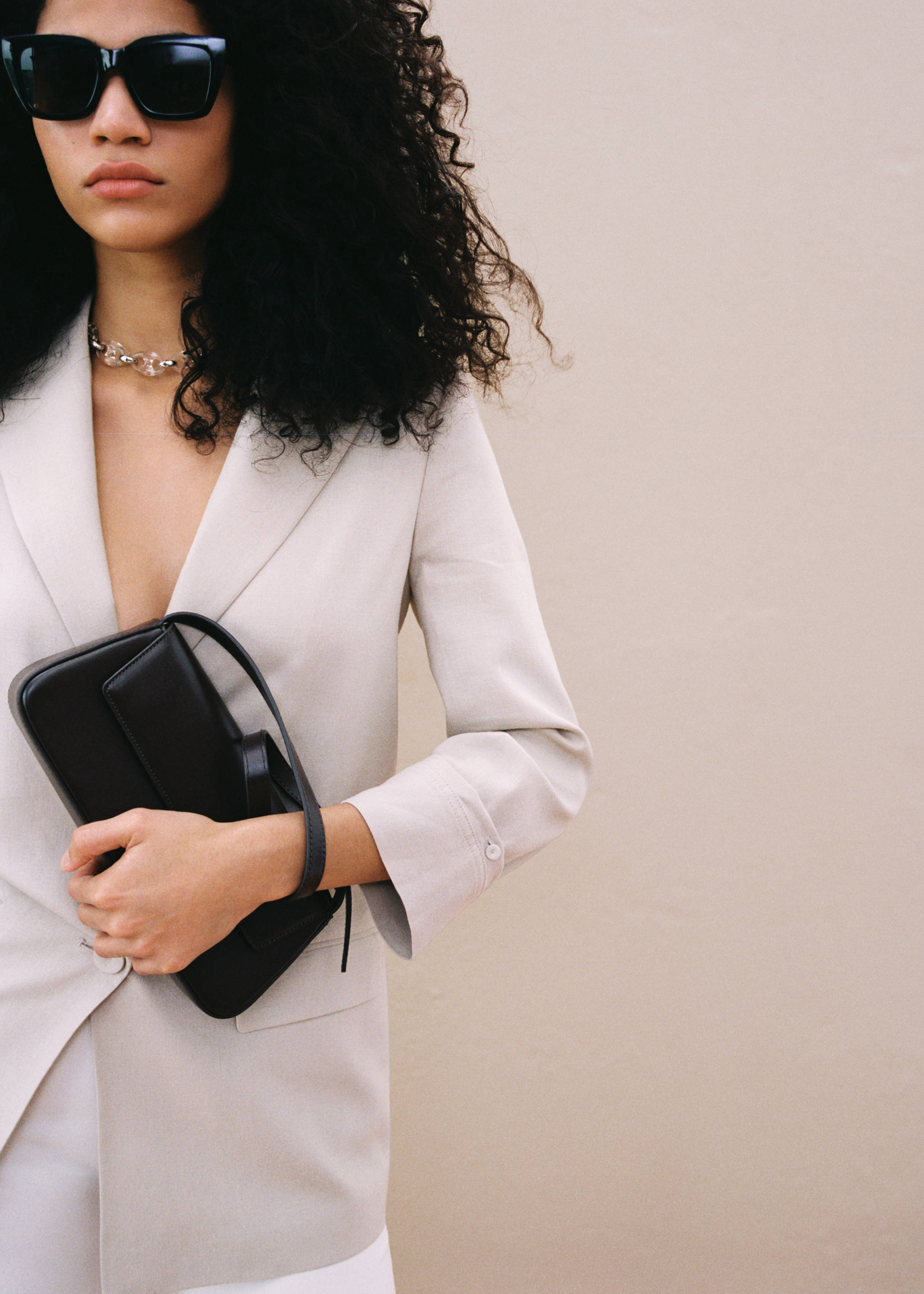 Blazer lin poignets boutonnés - Détail de l'article 6