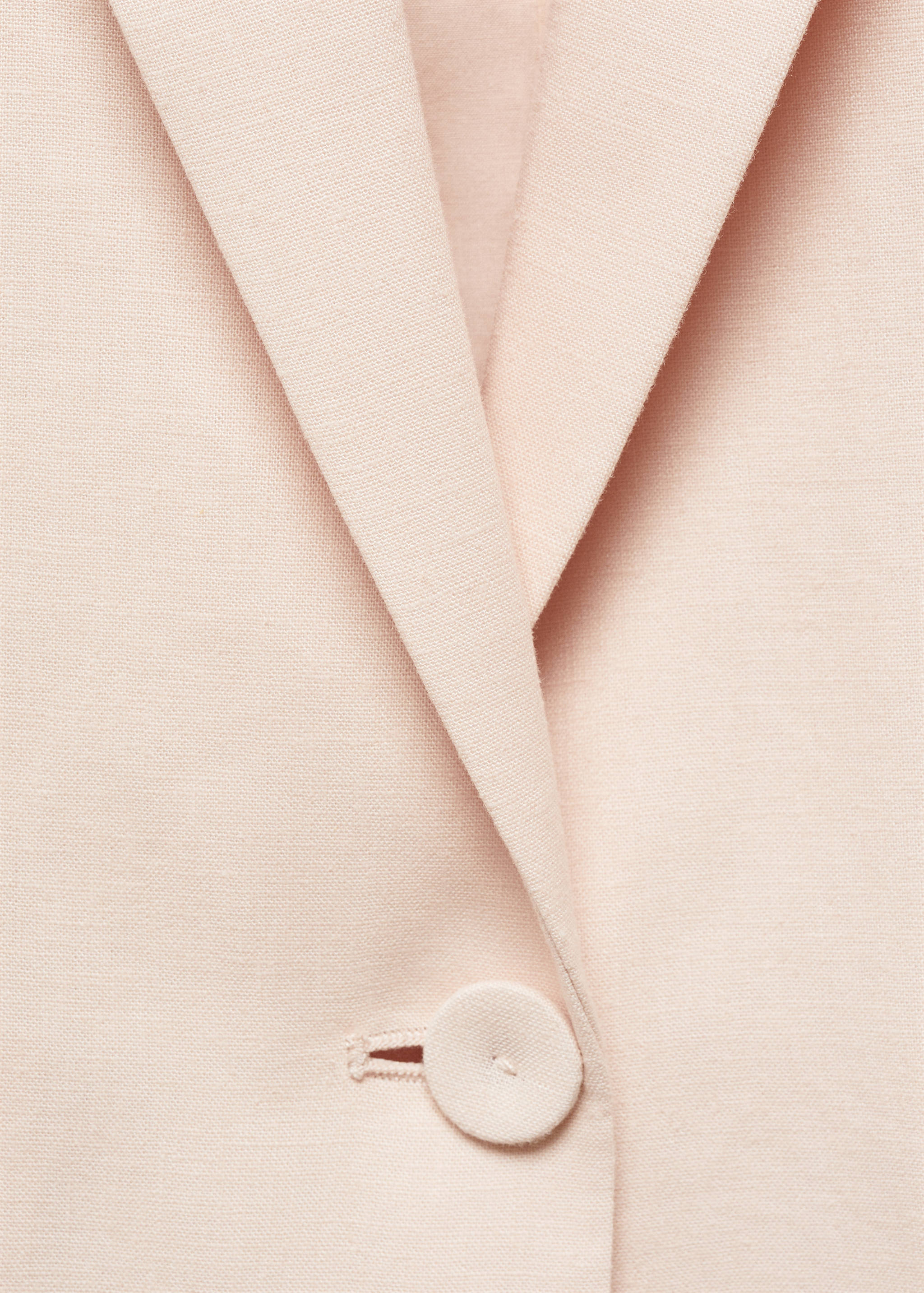Blazer lin poignets boutonnés - Détail de l'article 8