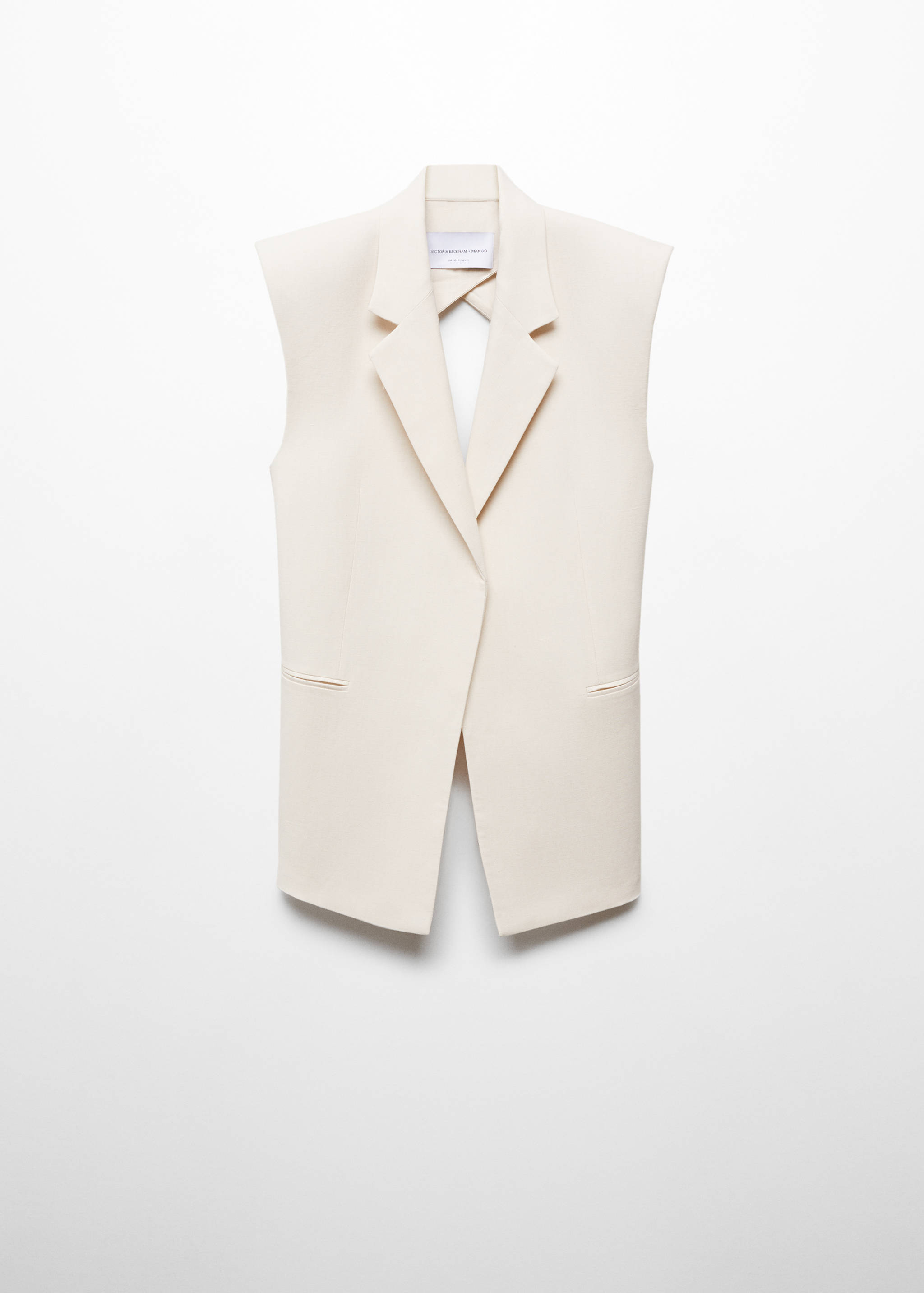 Suit waistcoat with open back - Article without model