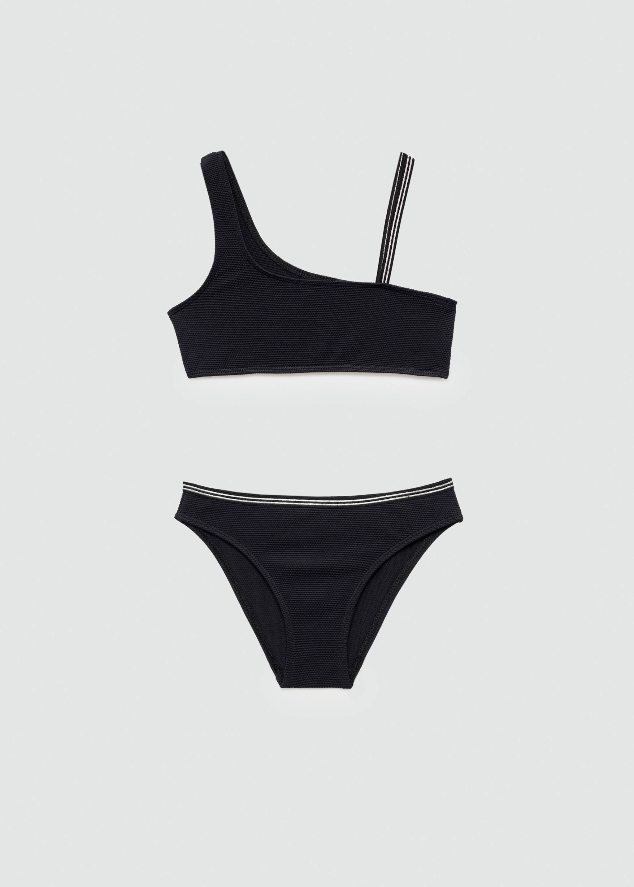 Biquíni com textura assimétrico - Artigo sem modelo