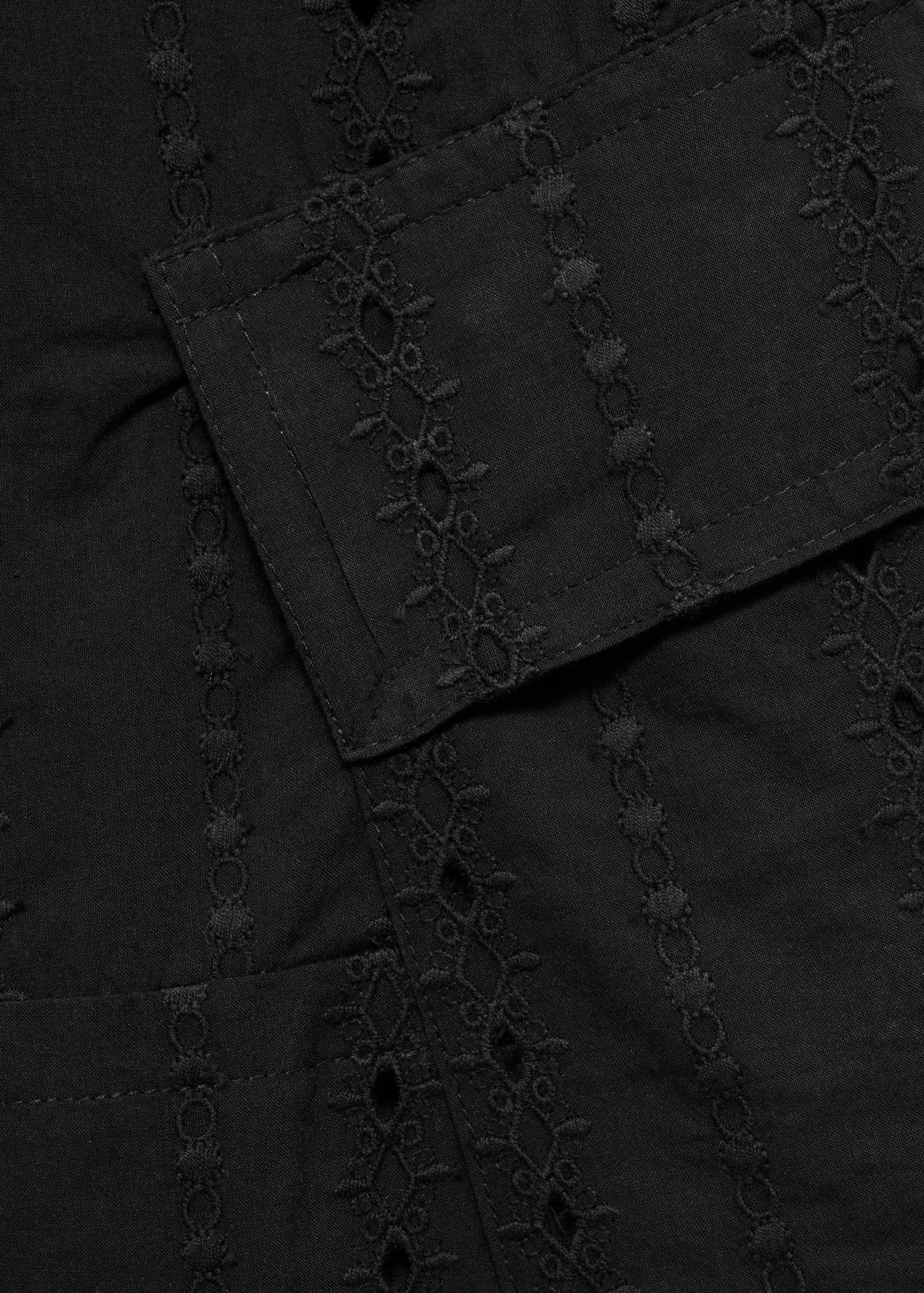 Embroidered cargo trousers - Details of the article 8