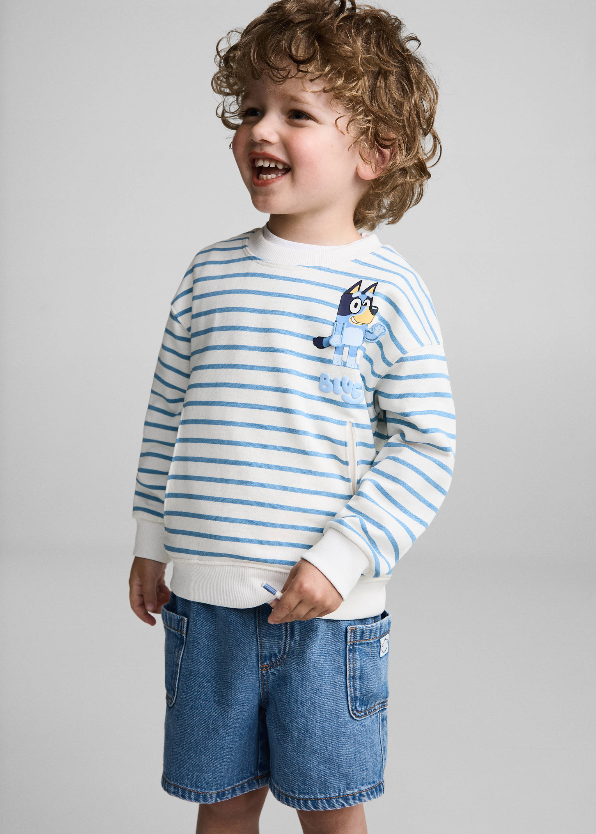 Sweat-shirt imprimé Bluey - Plan moyen