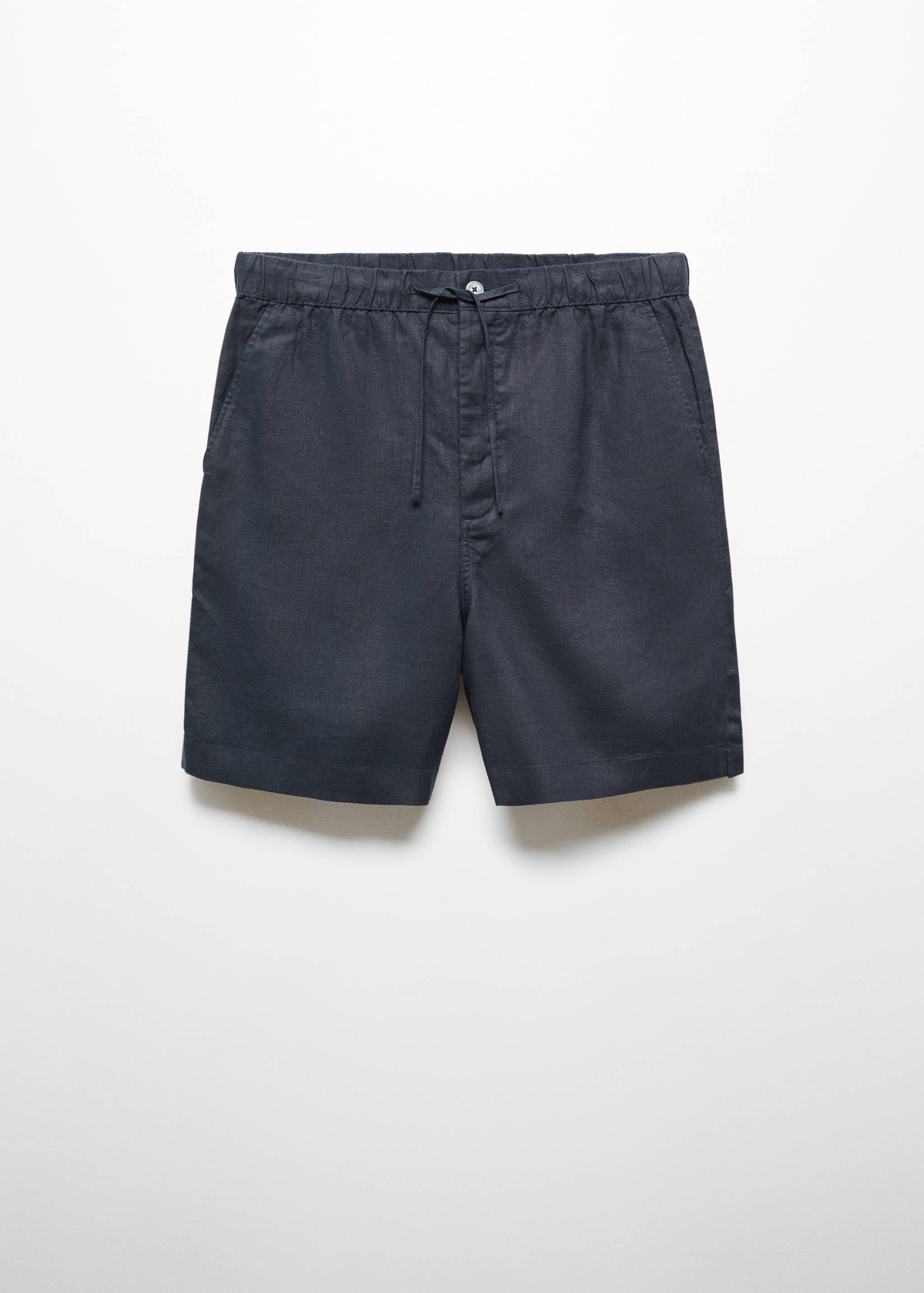 100% linen bermuda shorts with drawstring - Article without model