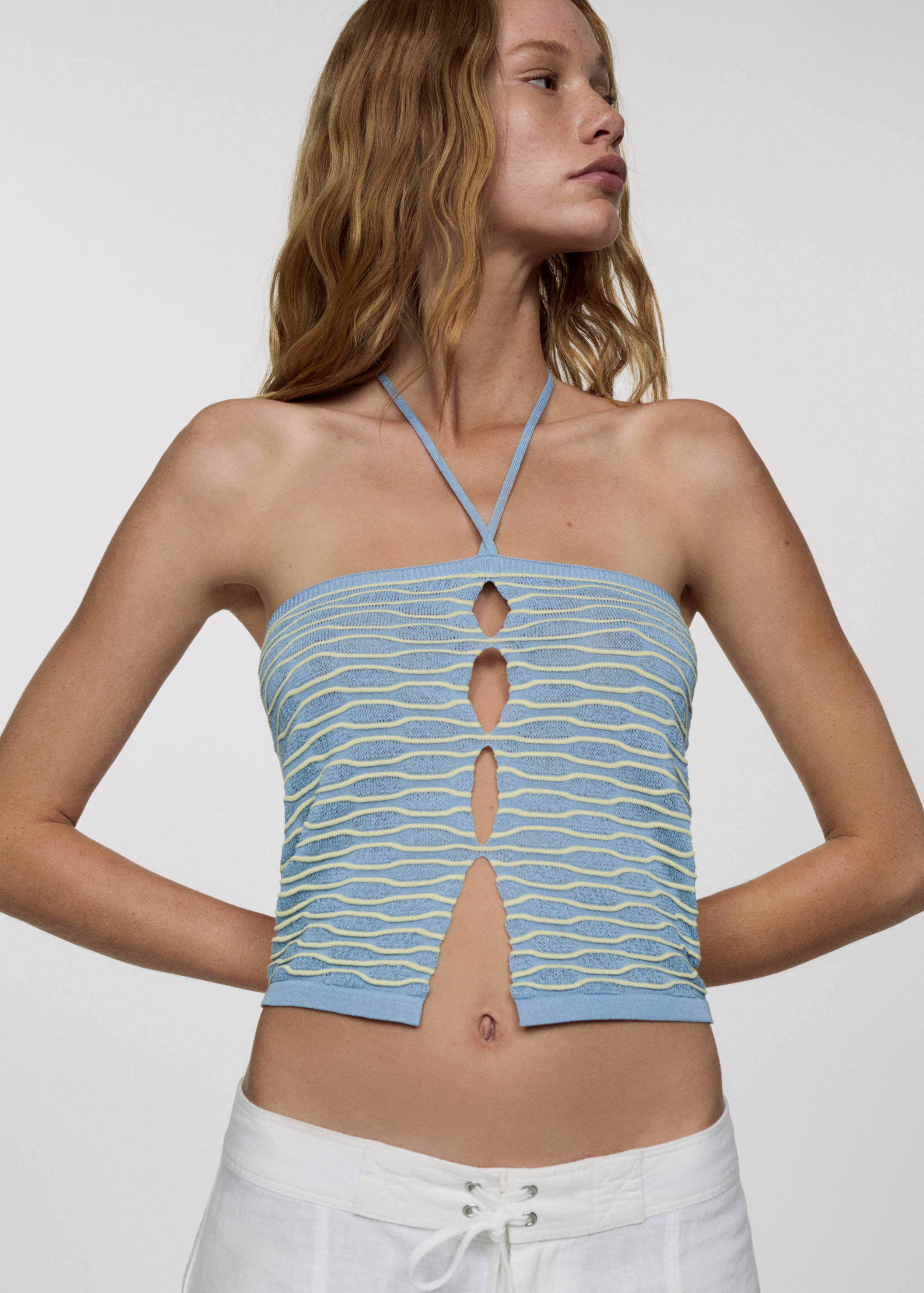 Top halter point texture - Plan moyen