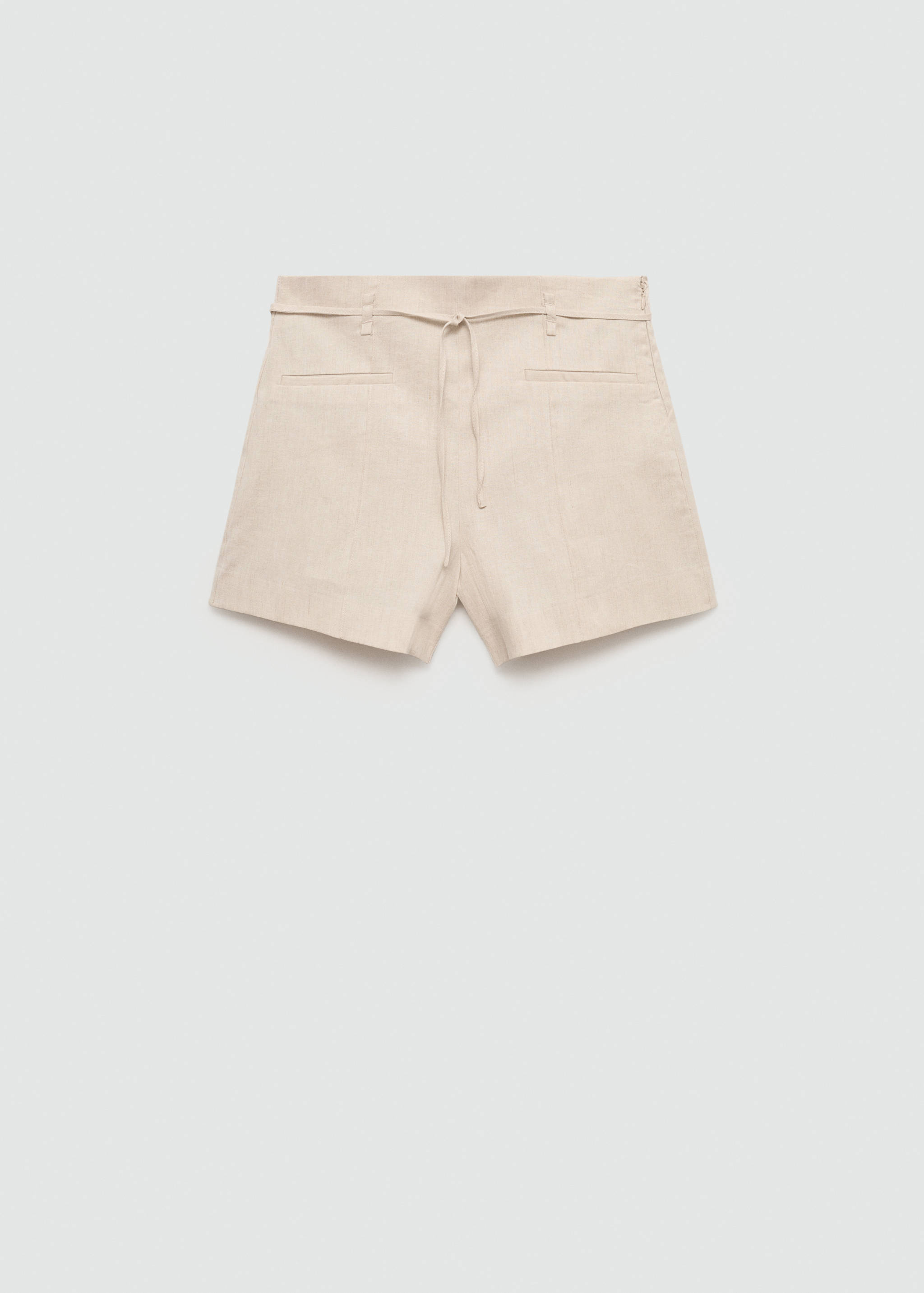 Linen shorts with bow - Article without model