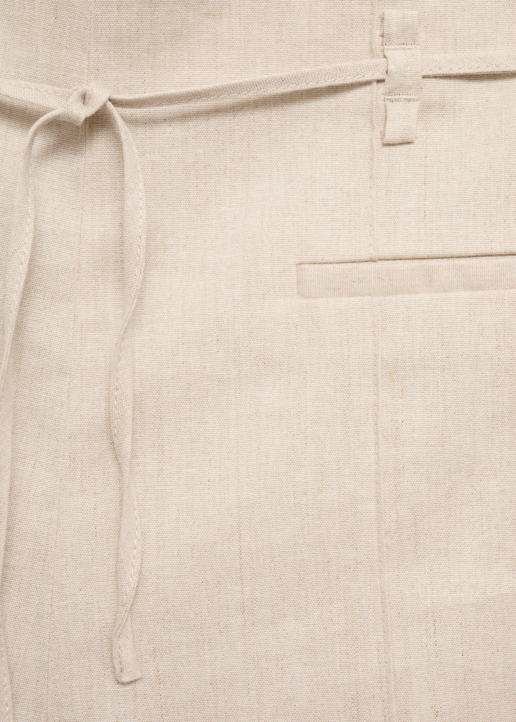 Linen shorts with bow - Details of the article 8