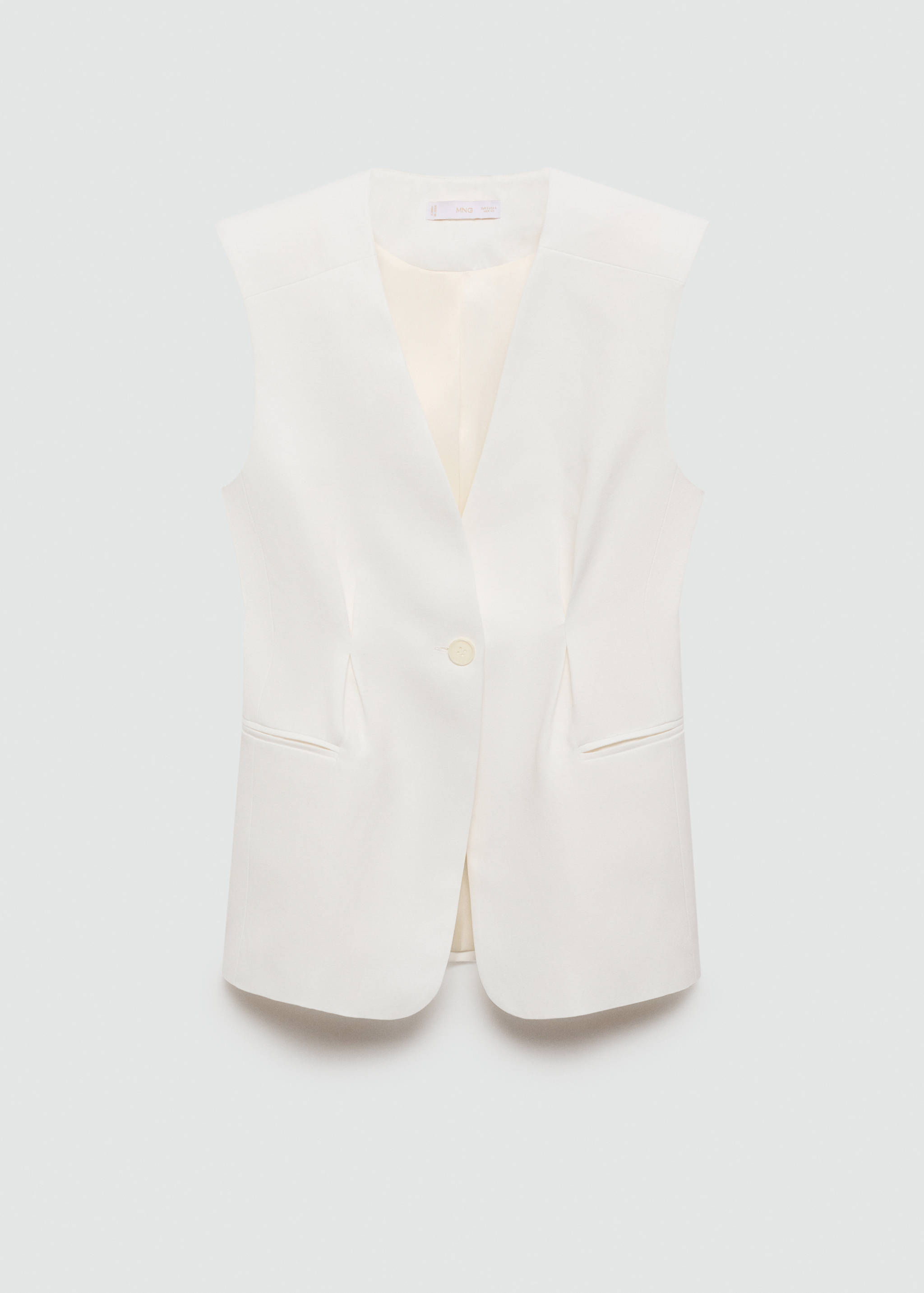 Gilet long bouton - Article sans modèle