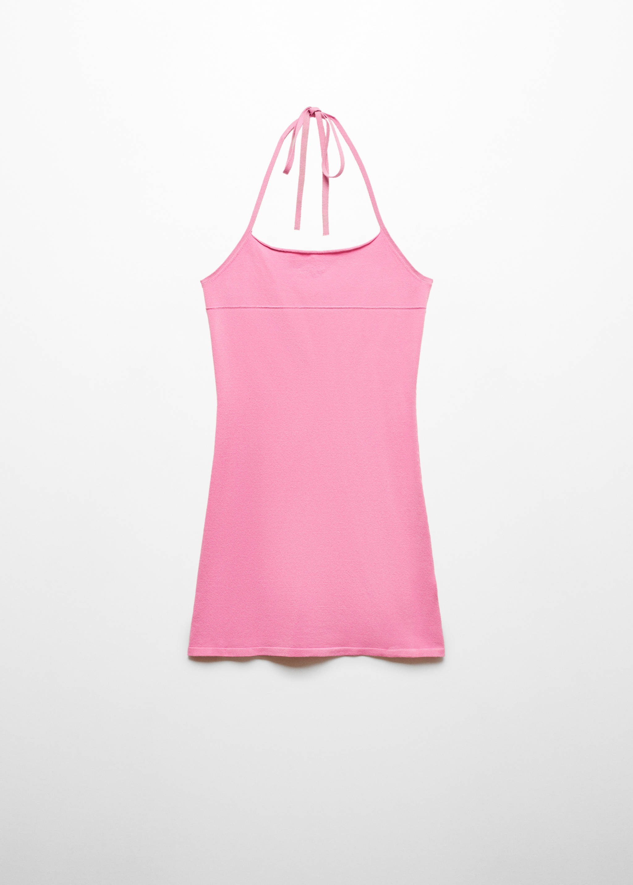 Fitted halter-neck dress - Article without model