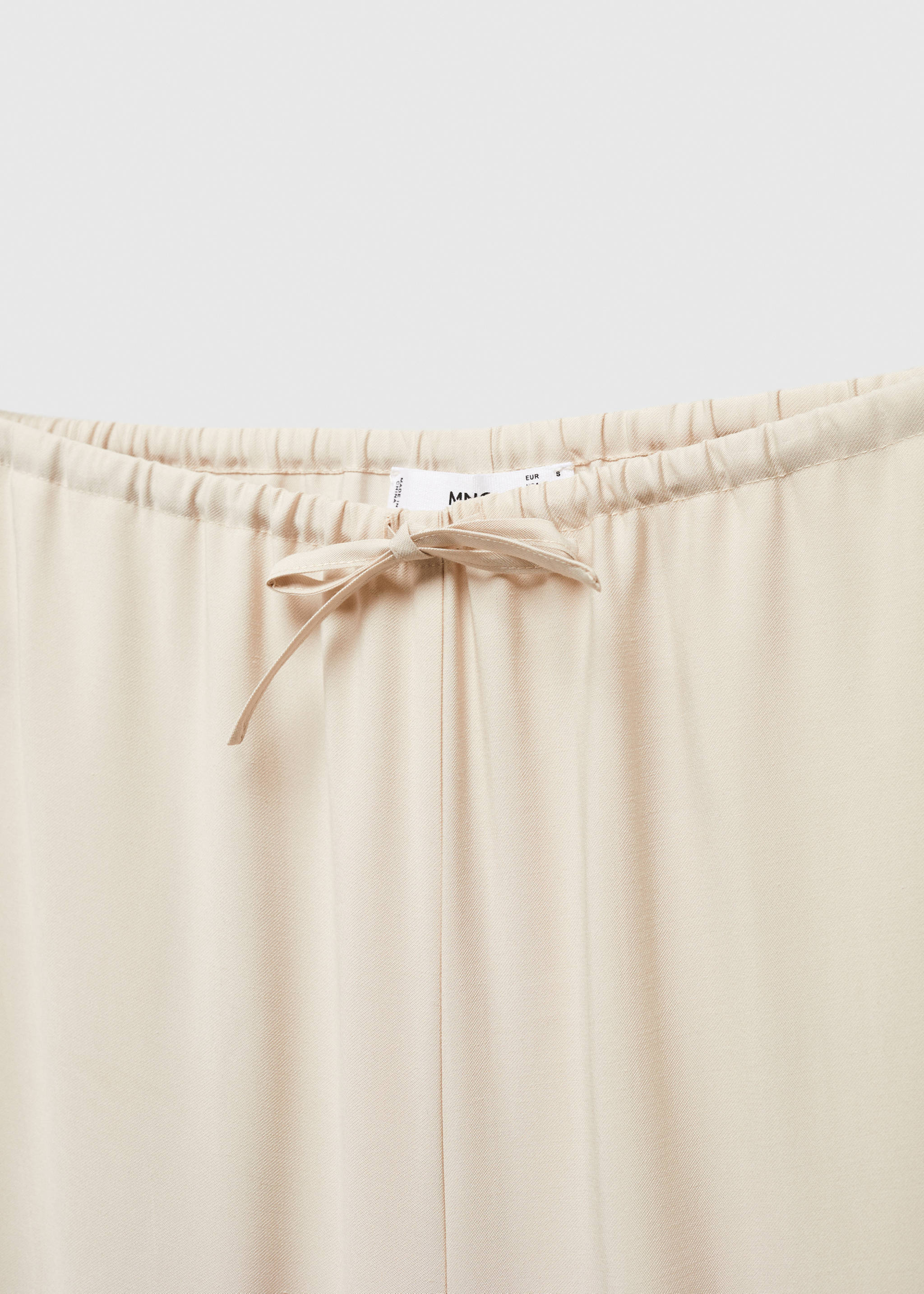 Pantalons wideleg cintura elàstica - Detall de l'article 8