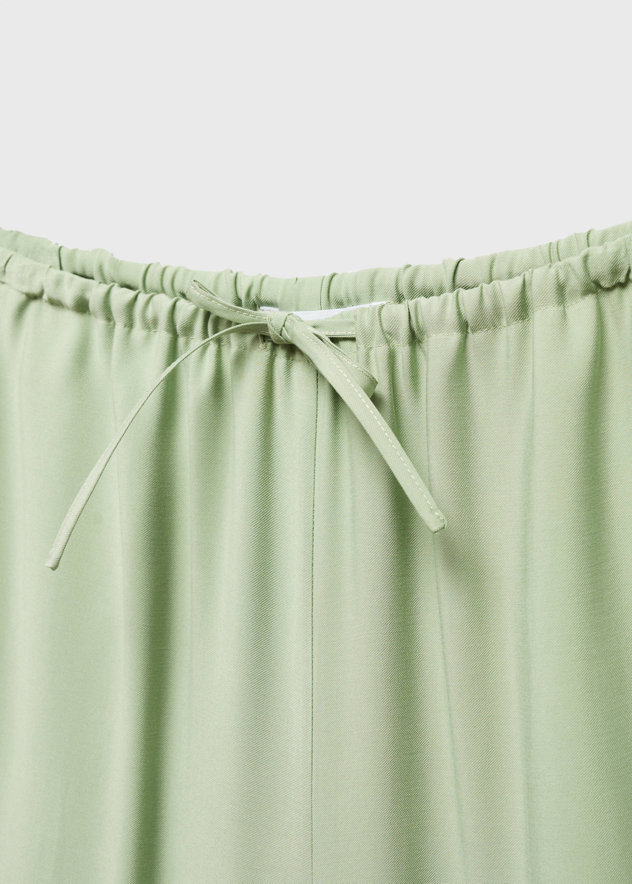 Pantalons wideleg cintura elàstica - Detall de l'article 8
