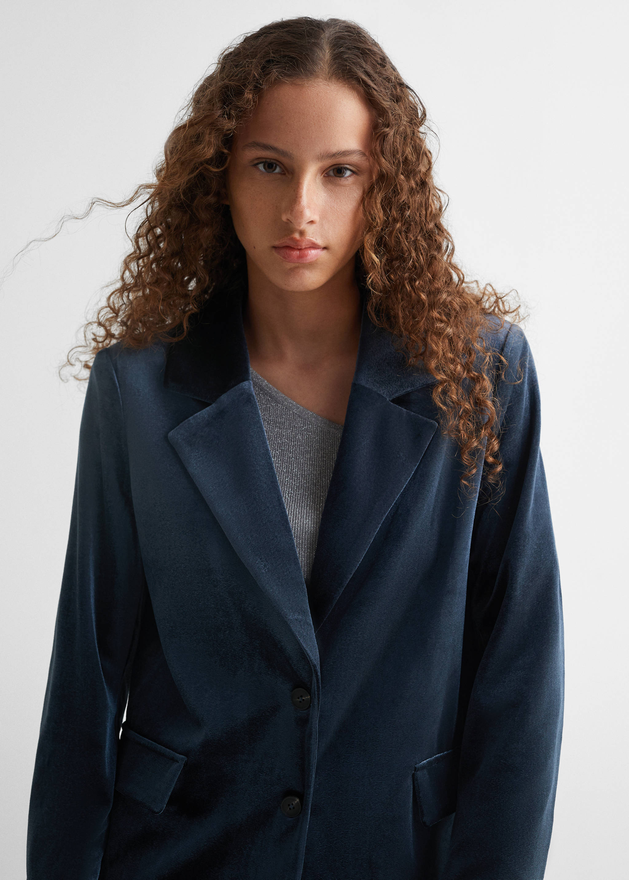 Velvet blazer - Details of the article 1