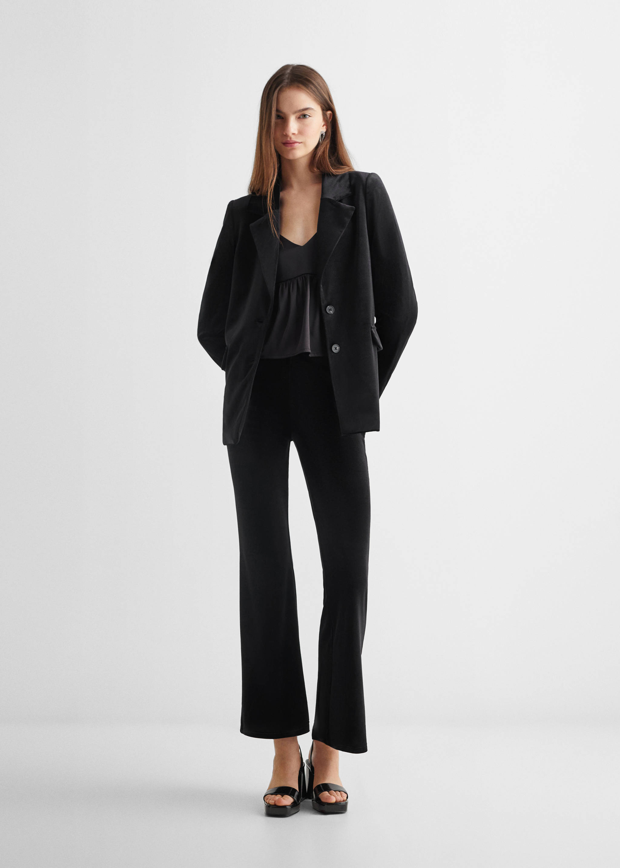 Velvet blazer - General plane