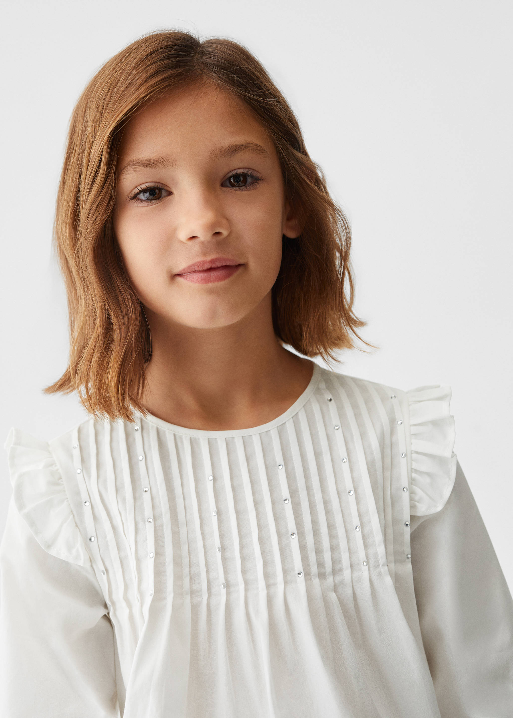 Blouse coton à volants - Détail de l'article 1
