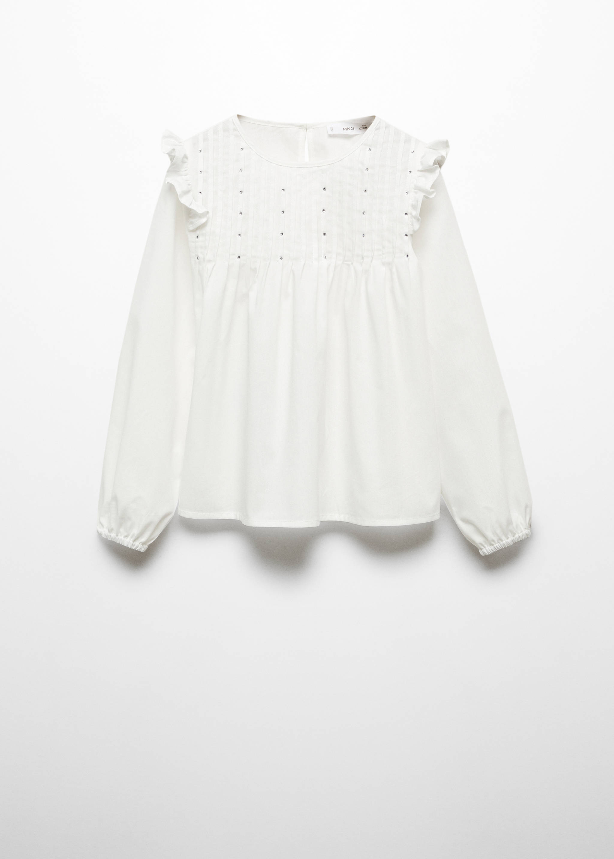 Blouse coton à volants - Article sans modèle