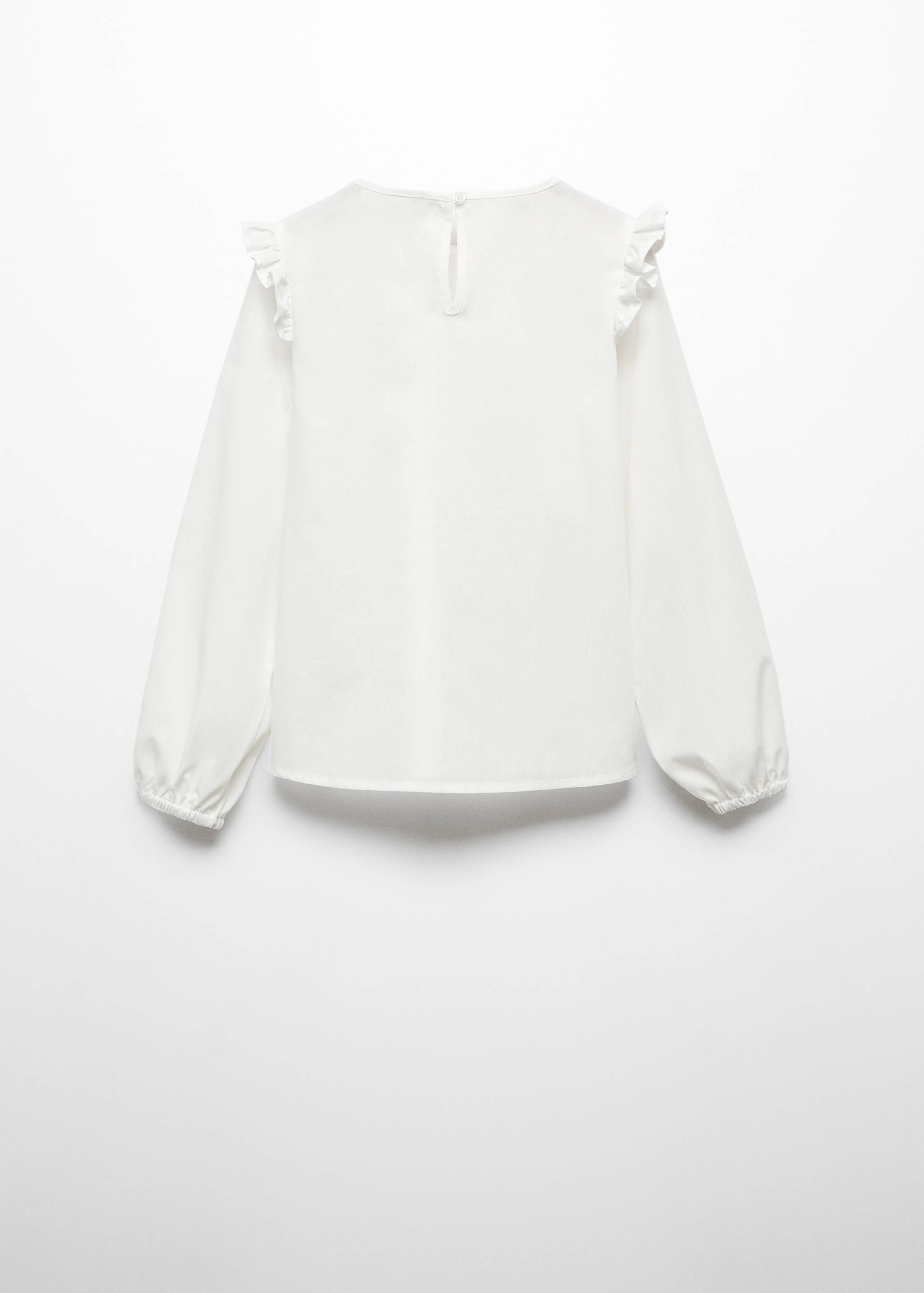 Blouse coton à volants - Verso de l’article