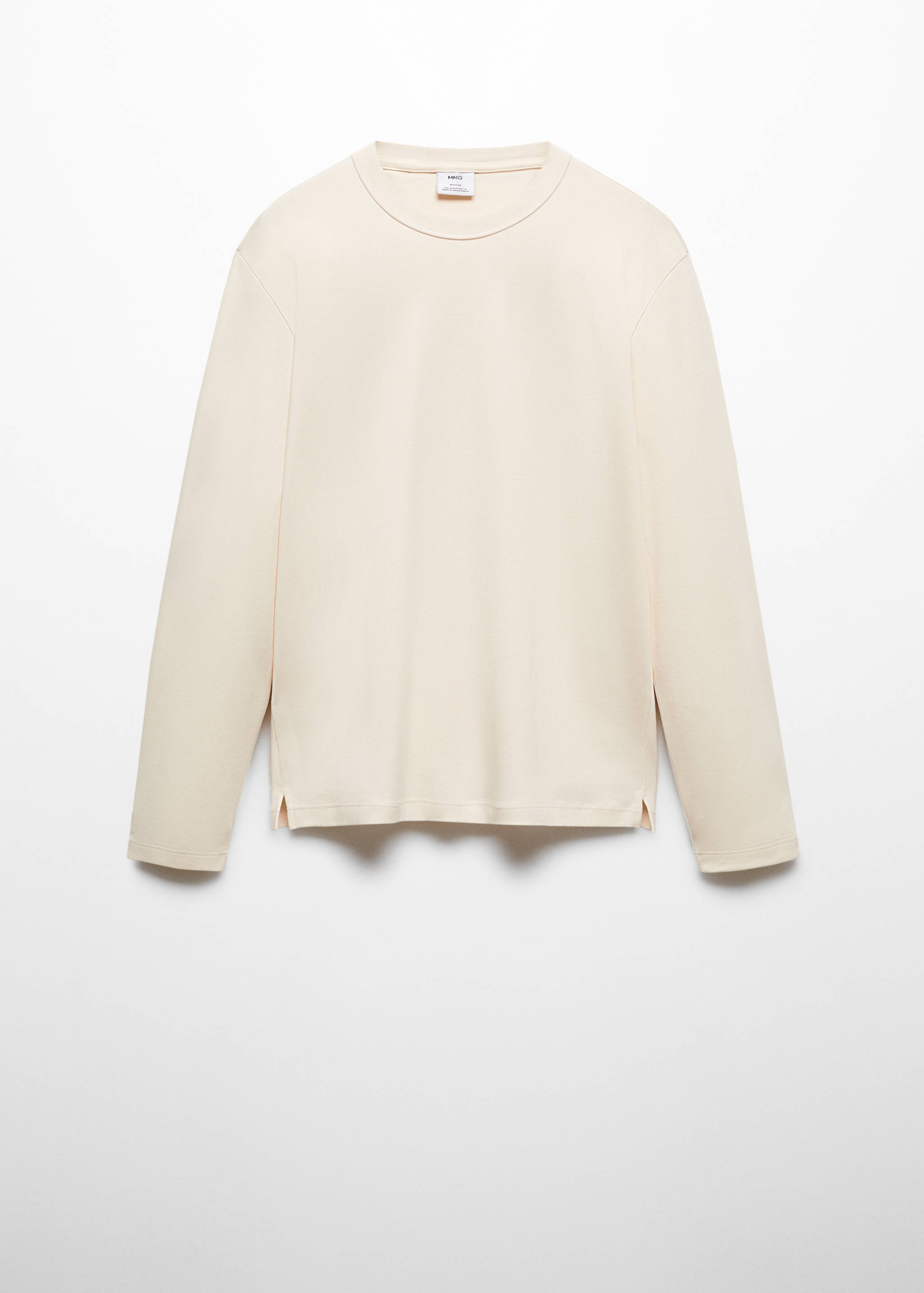 T-shirt 100 % coton manches longues - Article sans modèle