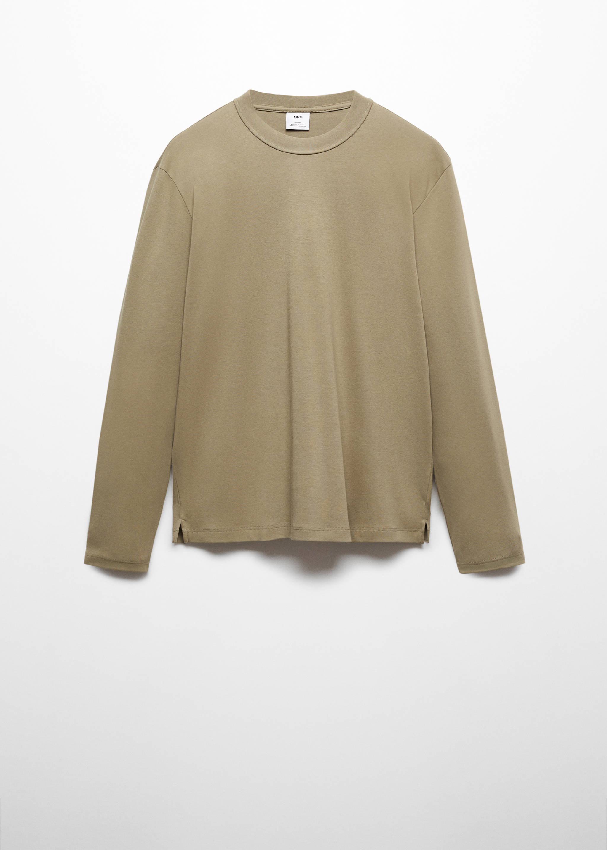 T-shirt 100 % coton manches longues - Article sans modèle
