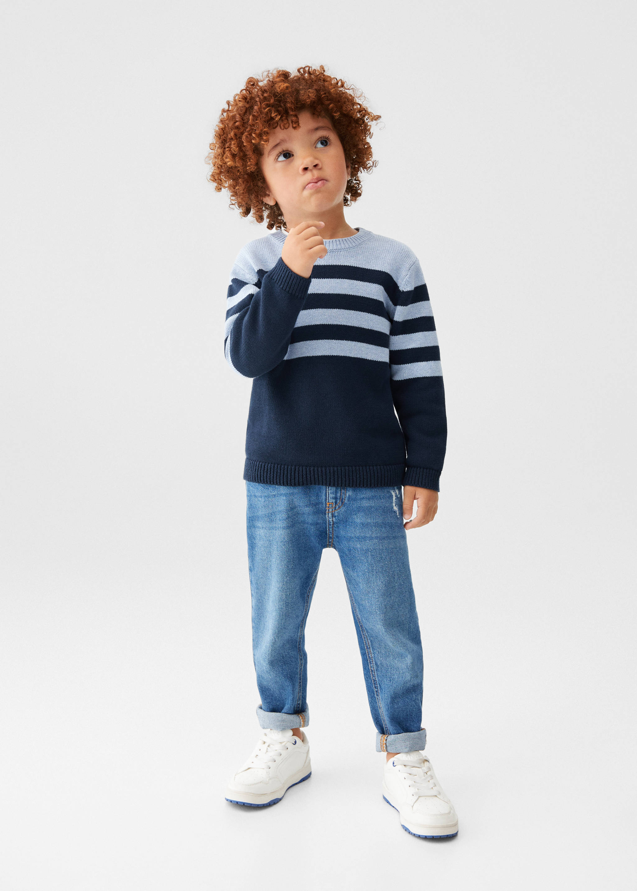 Knit striped sweater - General plane