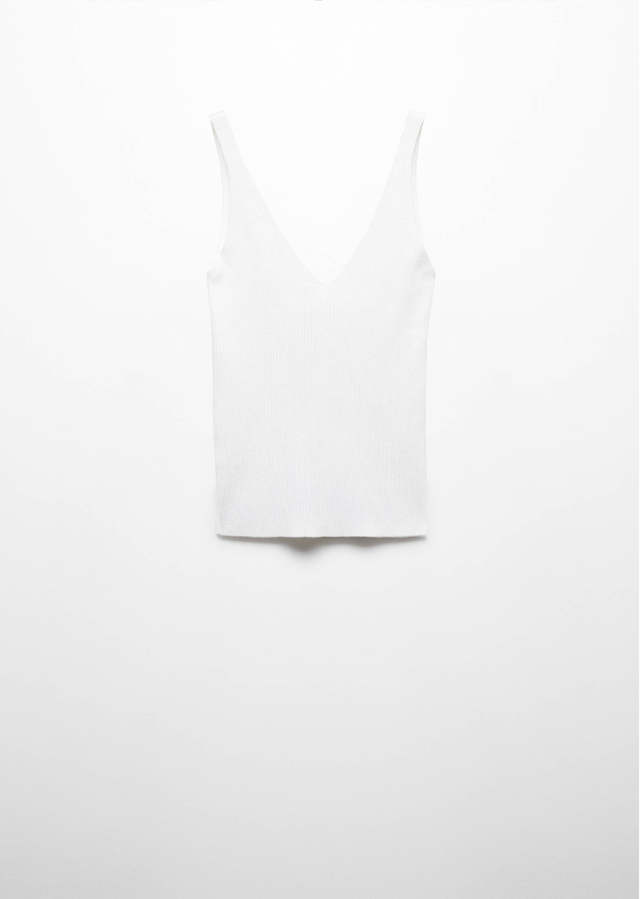 V-neck knitted top - Article without model