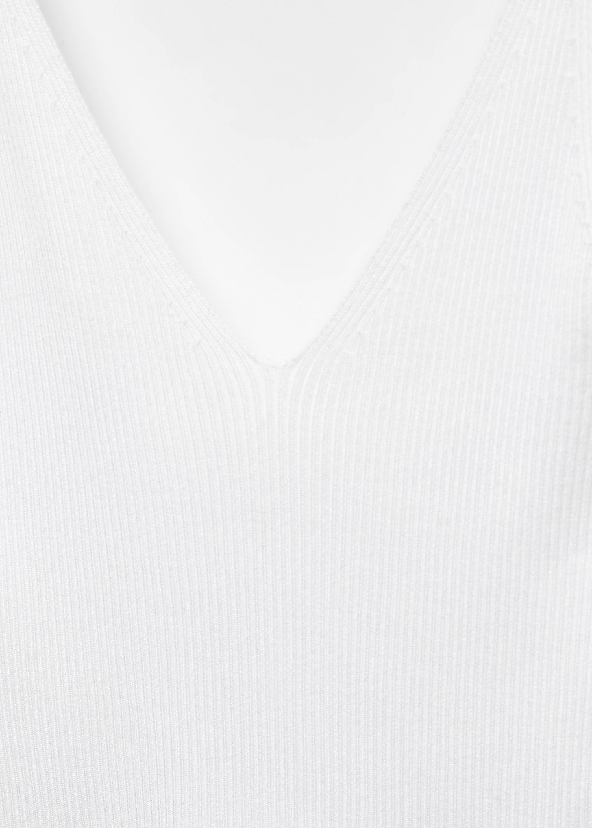 V-neck knitted top - Details of the article 8