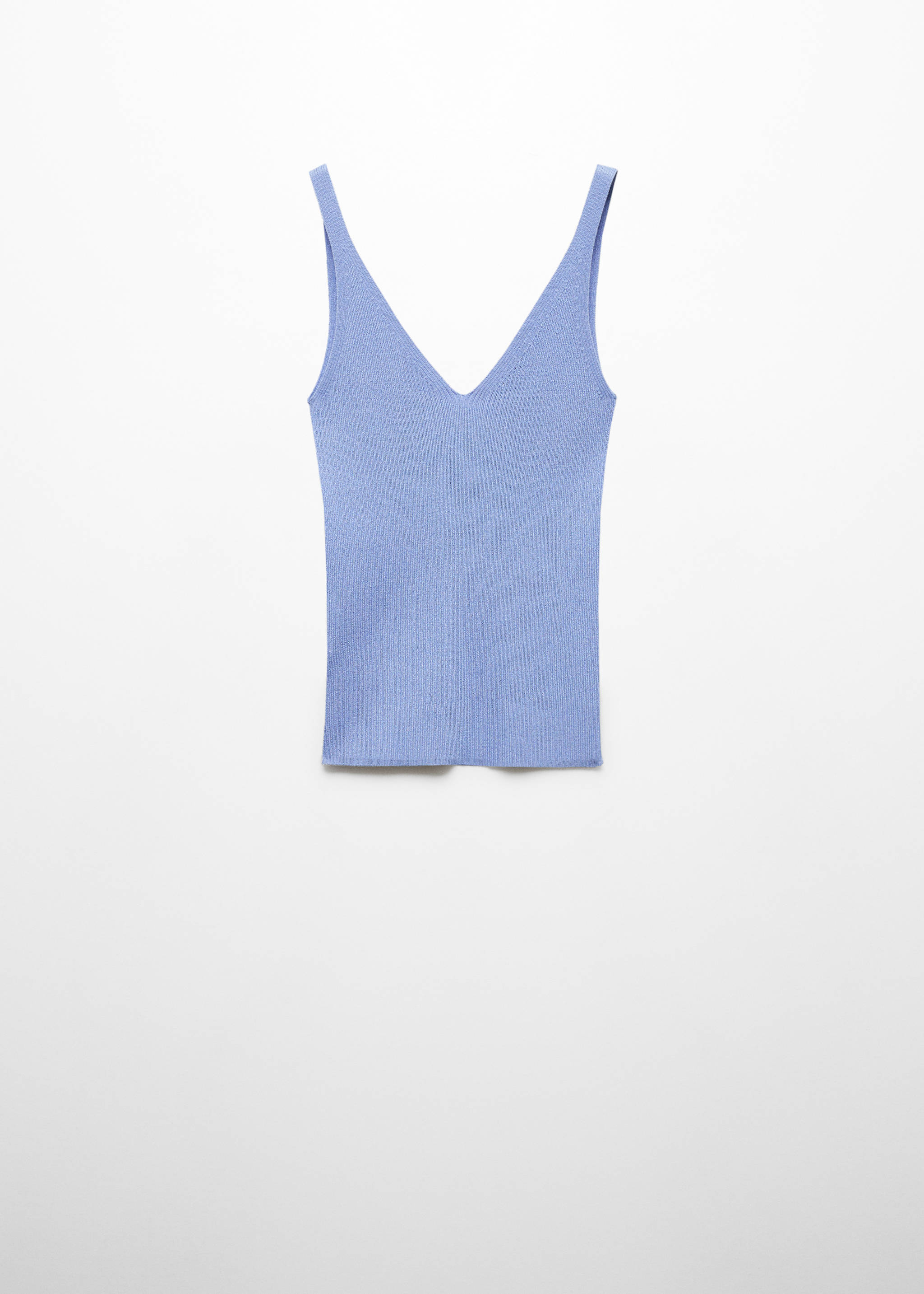 V-neck knitted top - Article without model