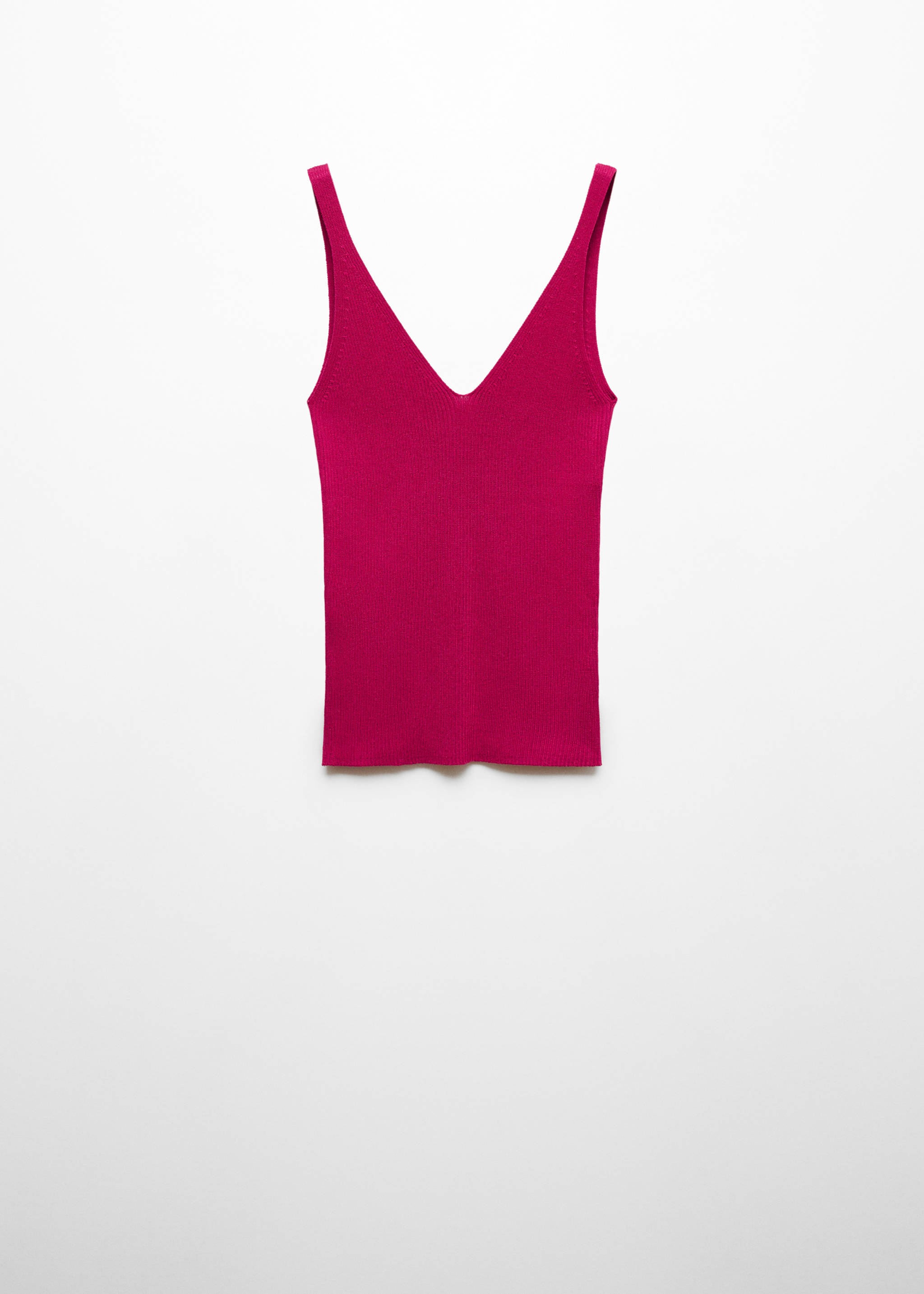 V-neck knitted top - Article without model