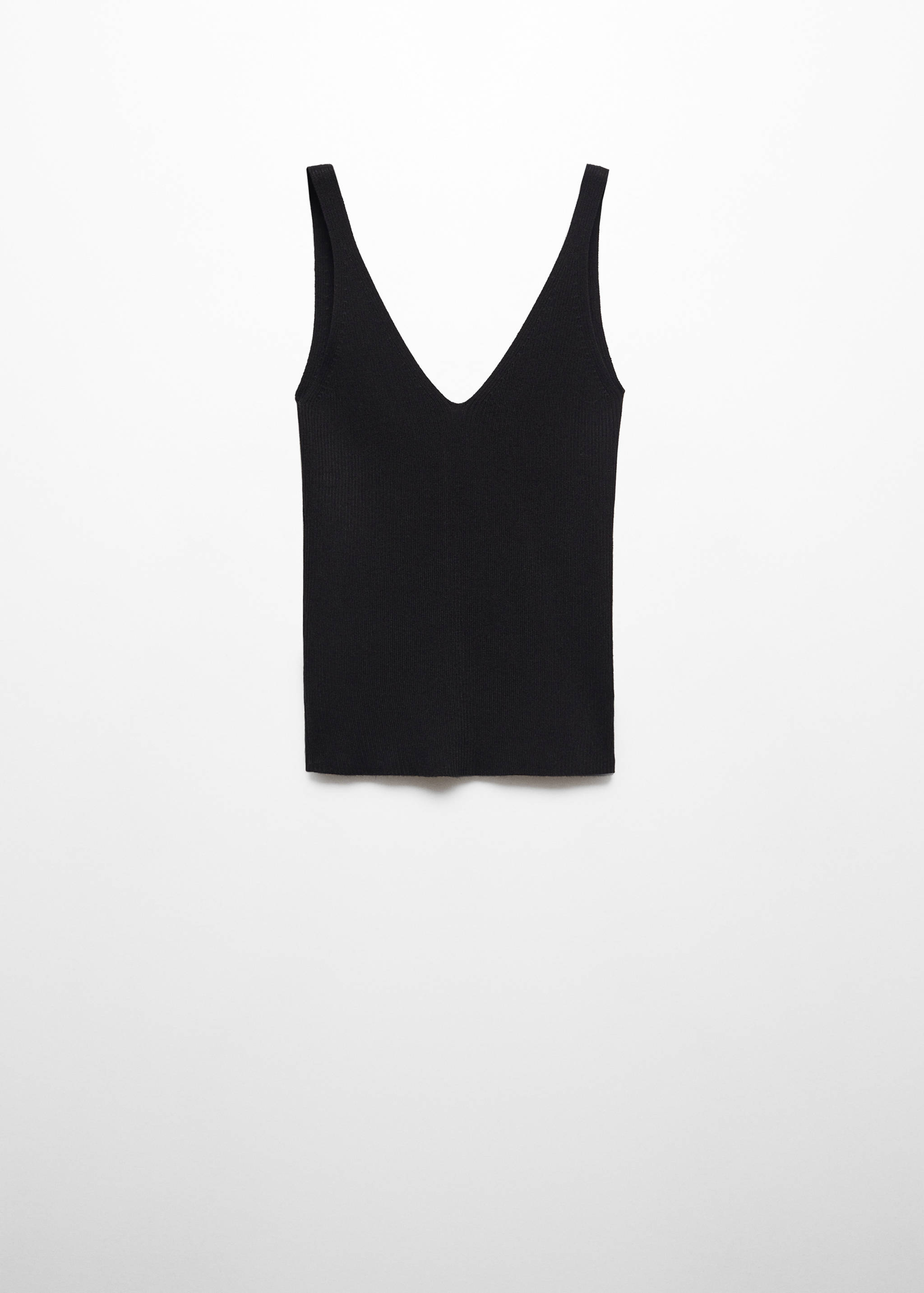 V-neck knitted top - Article without model