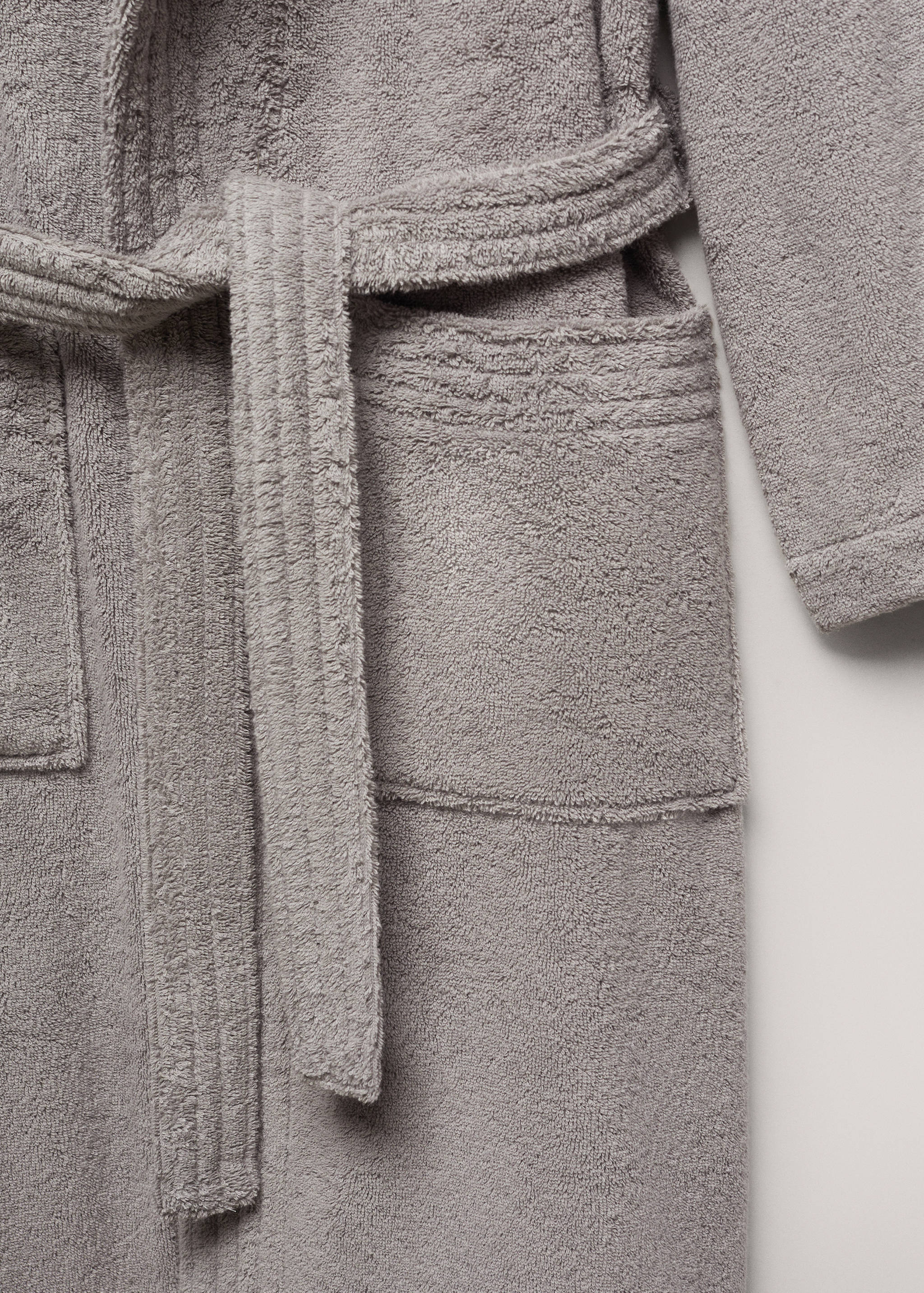 100% cotton bathrobe - Details of the article 2