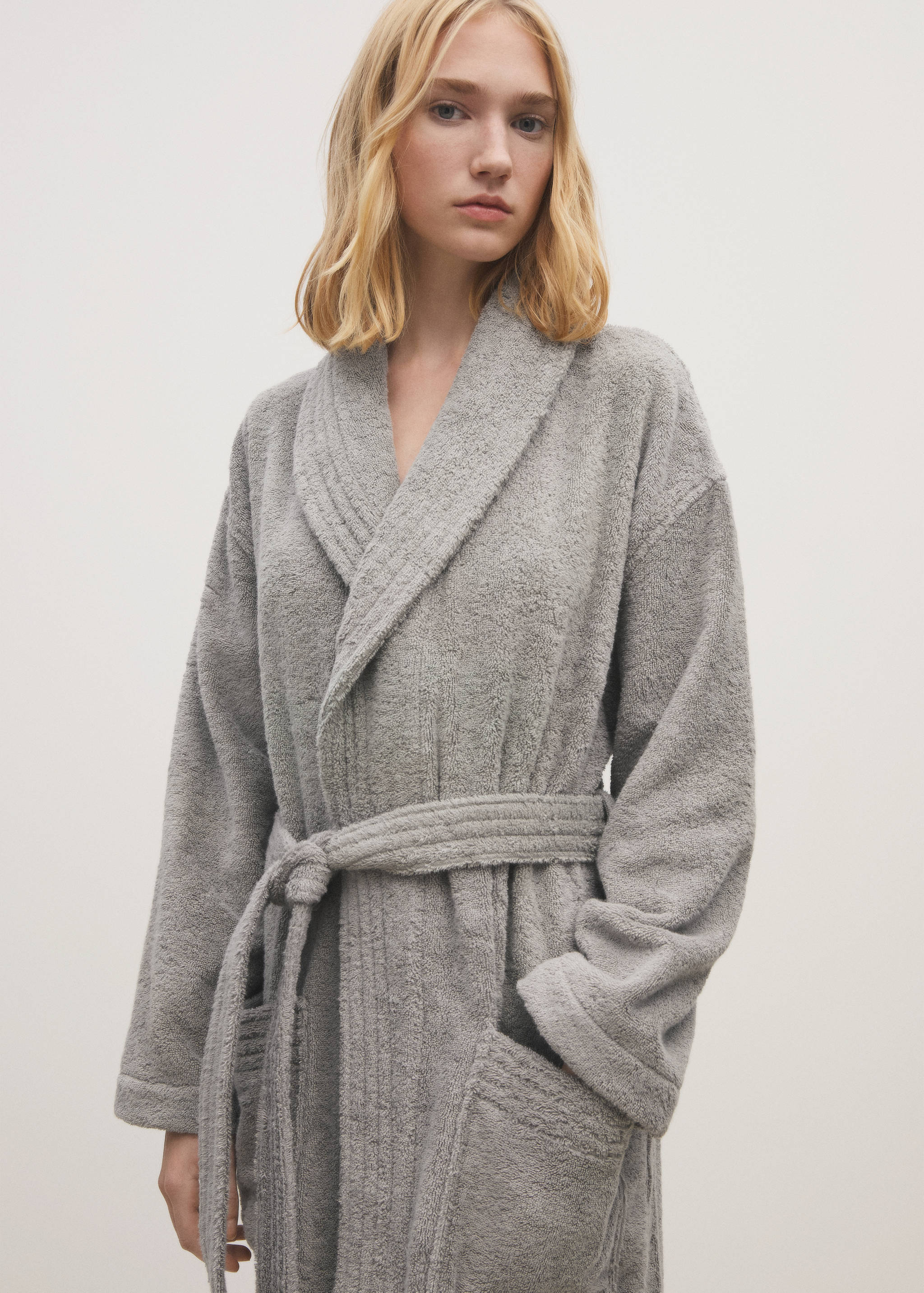 100% cotton bathrobe - Details of the article 6