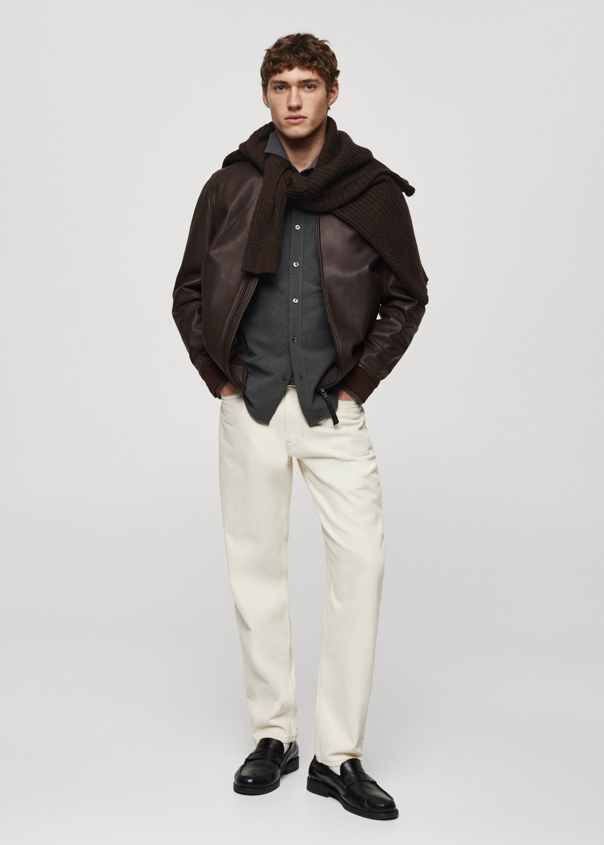 جاكيت جلد نابا 100٪ - رؤية عامة