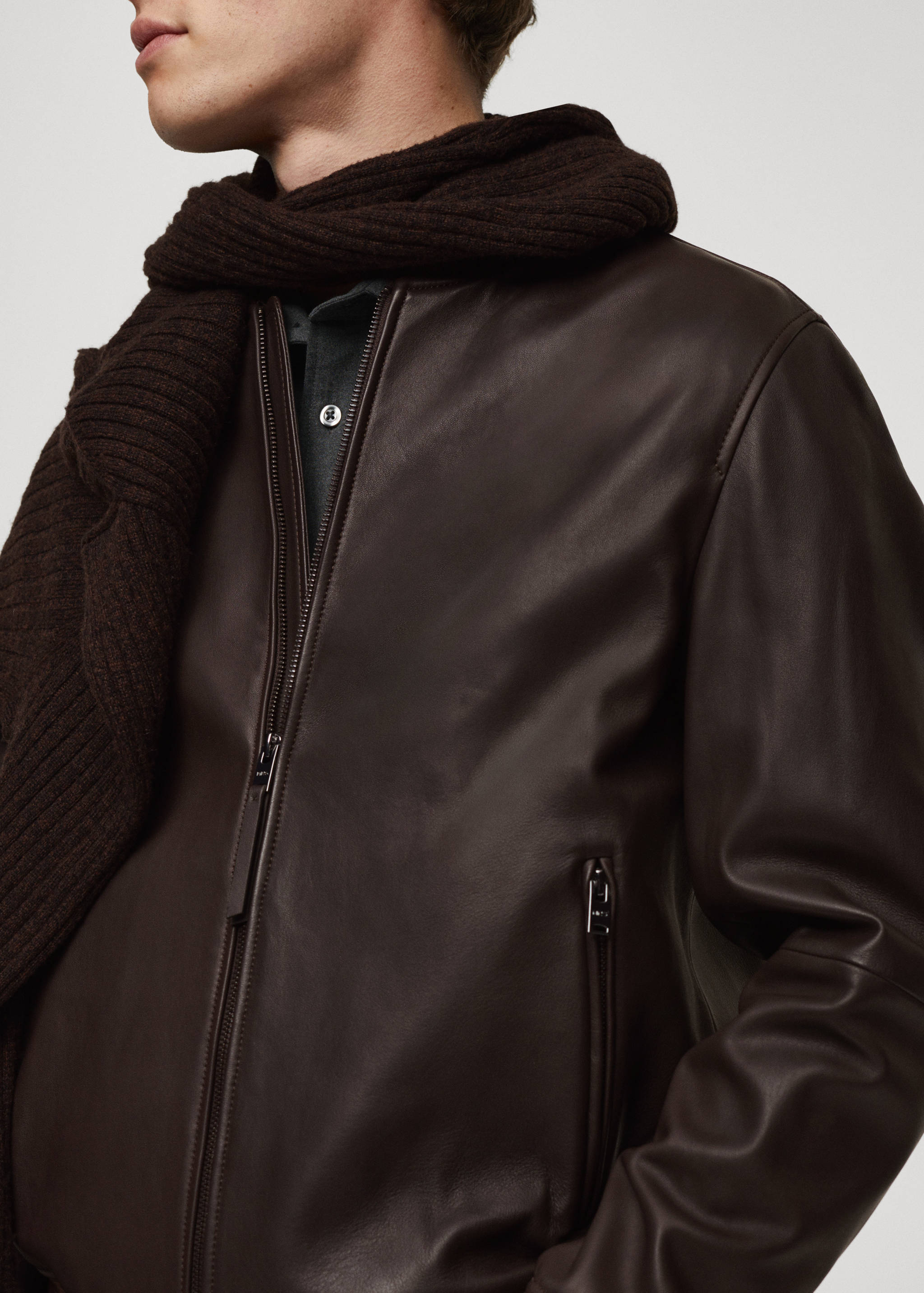 جاكيت جلد نابا 100٪ - تفاصيل المنتج 2