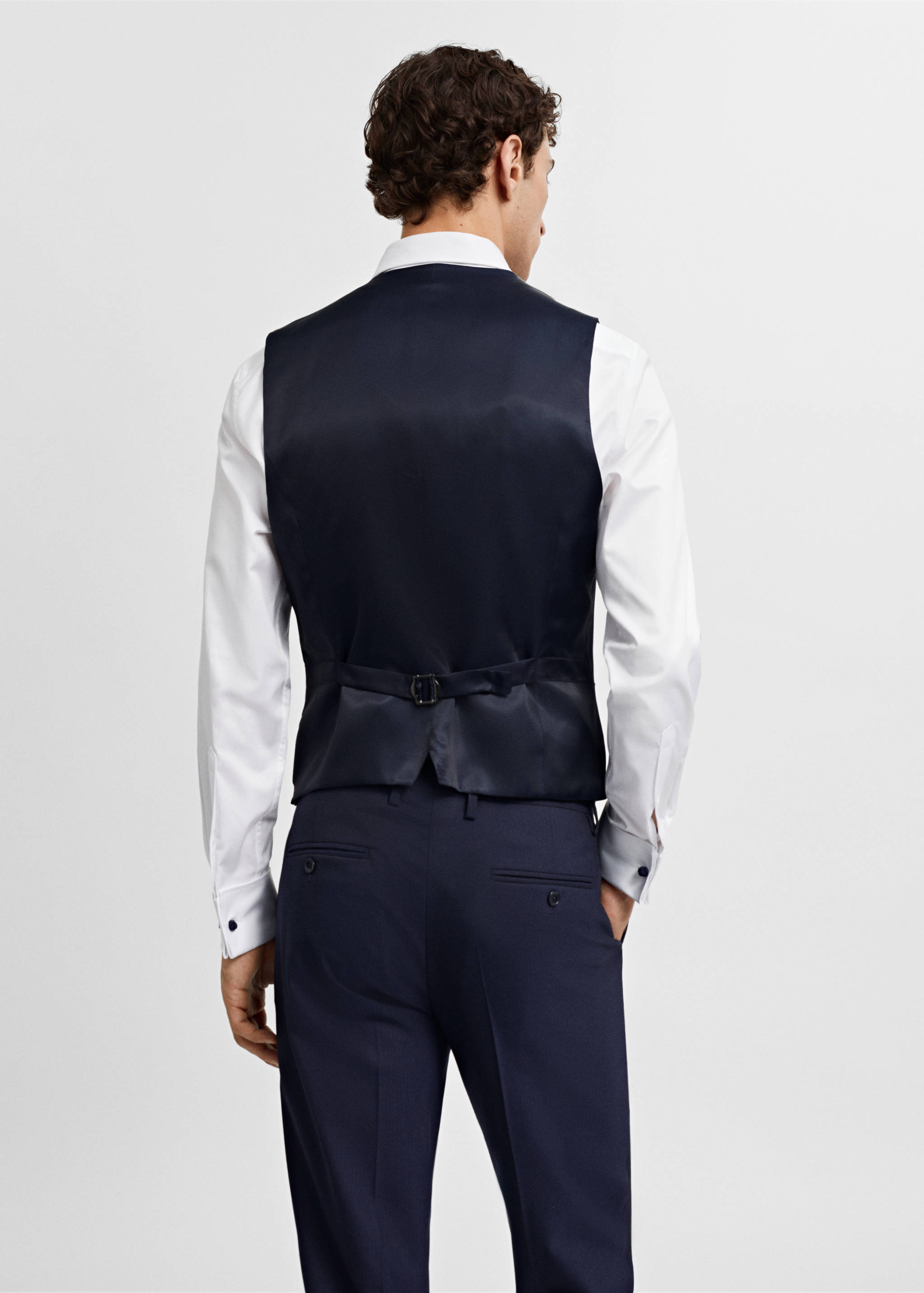 Chaleco traje slim fit - Reverso del artículo