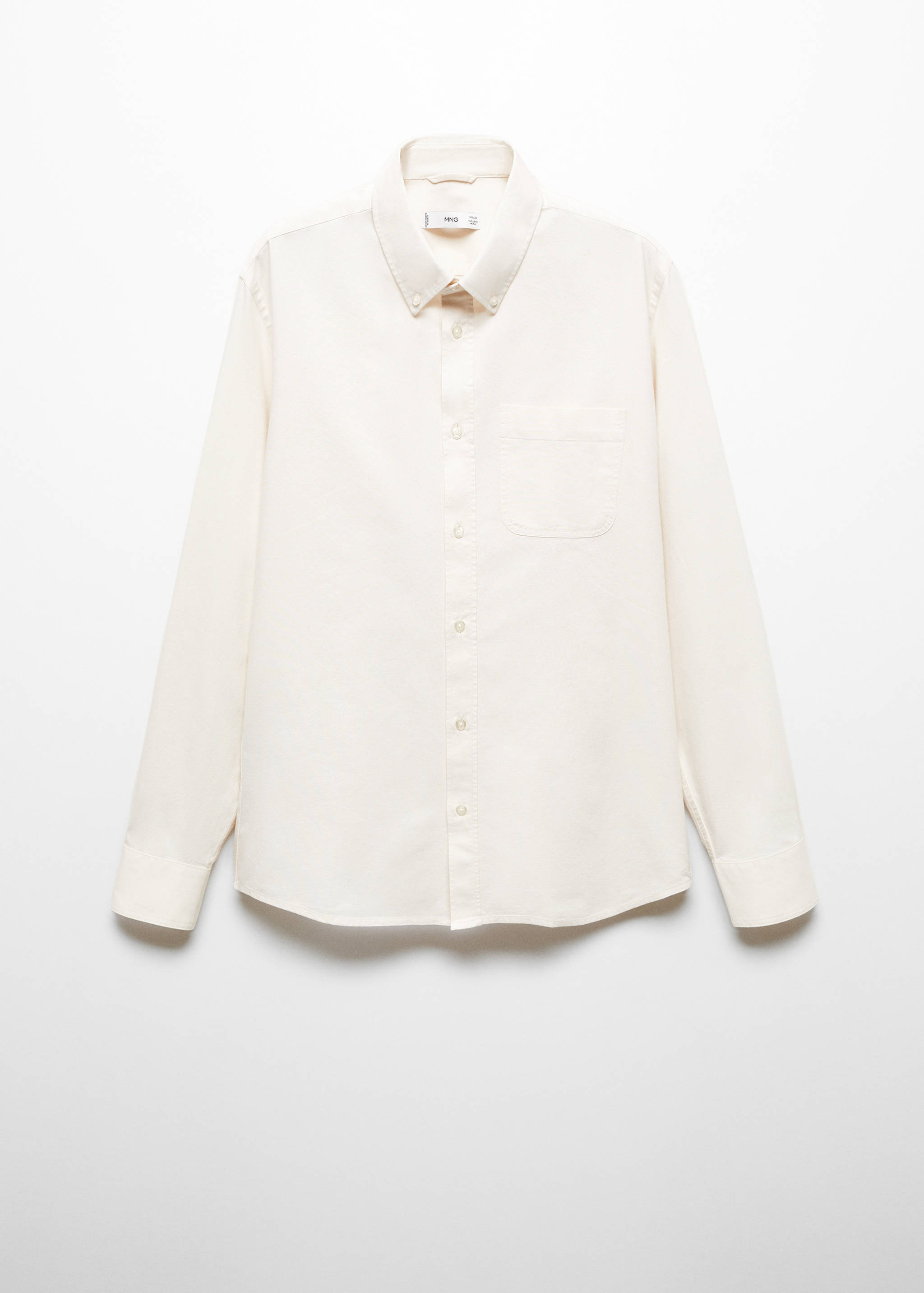 Chemise regular fit coton Oxford - Article sans modèle
