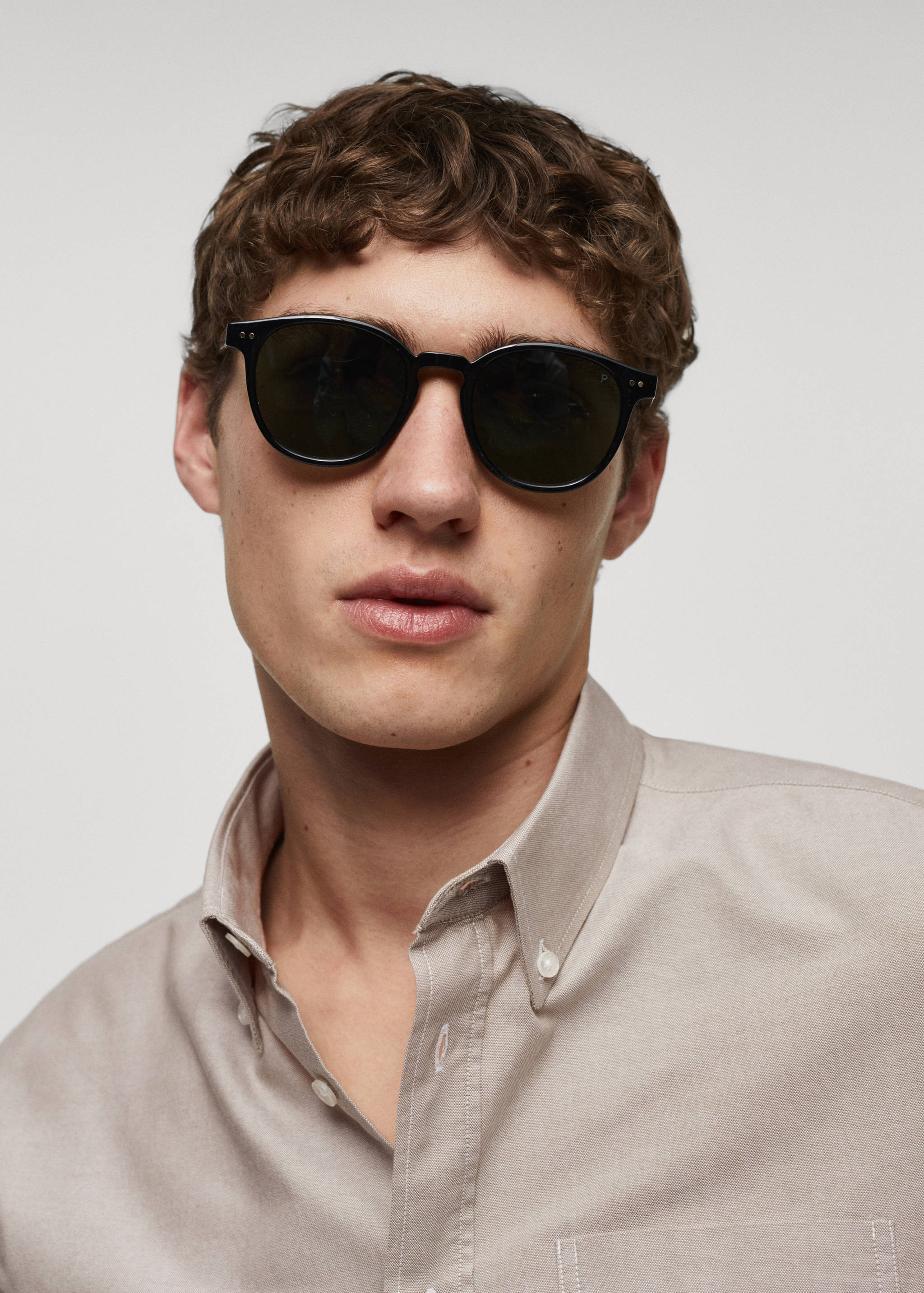 Chemise regular fit coton Oxford - Détail de l'article 1