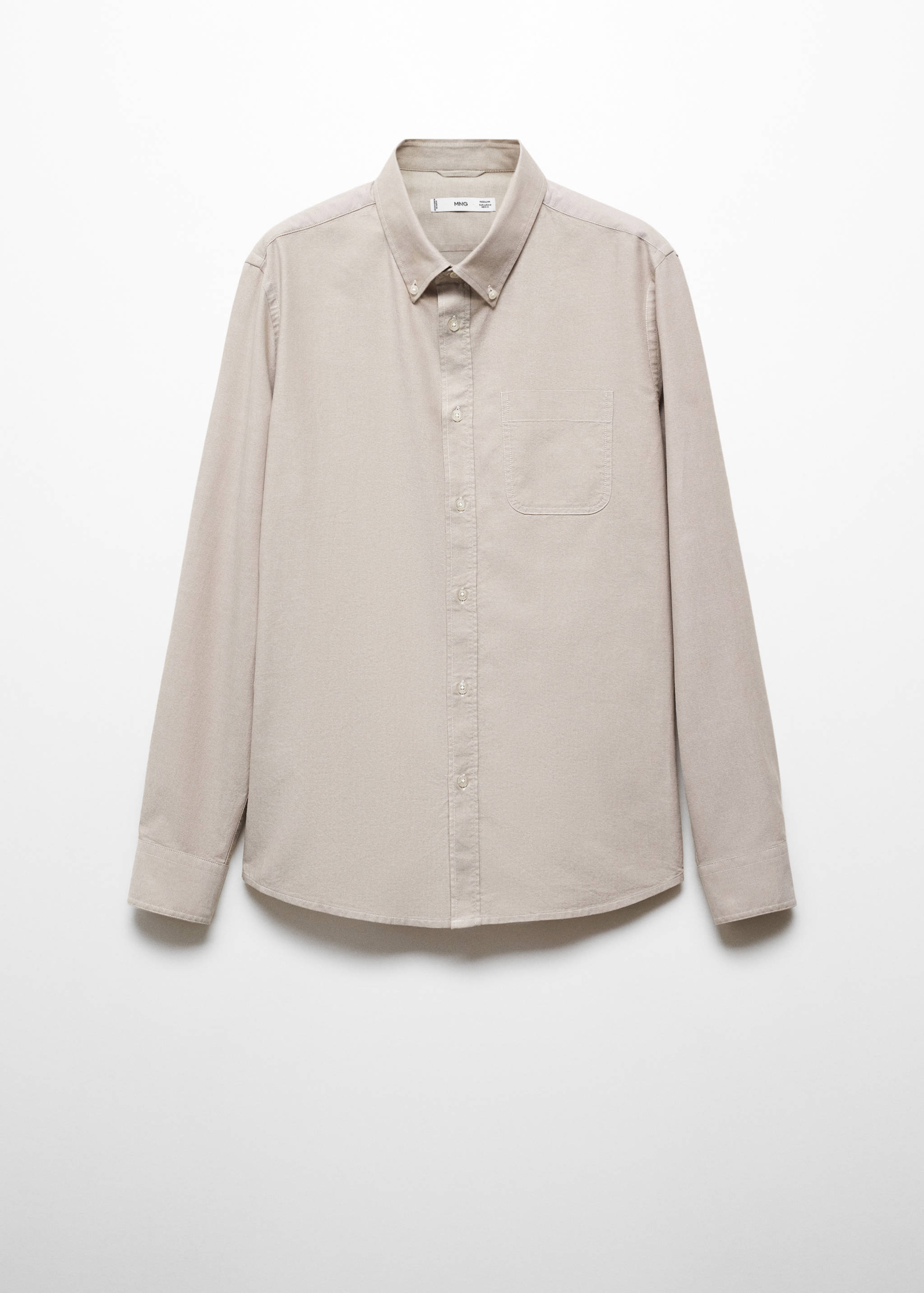 Chemise regular fit coton Oxford - Article sans modèle